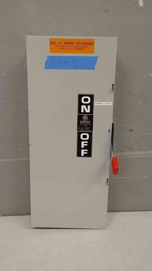 General Electric Safety Switch 200A 240VAC 250VDC 3PH TH4324(103648)