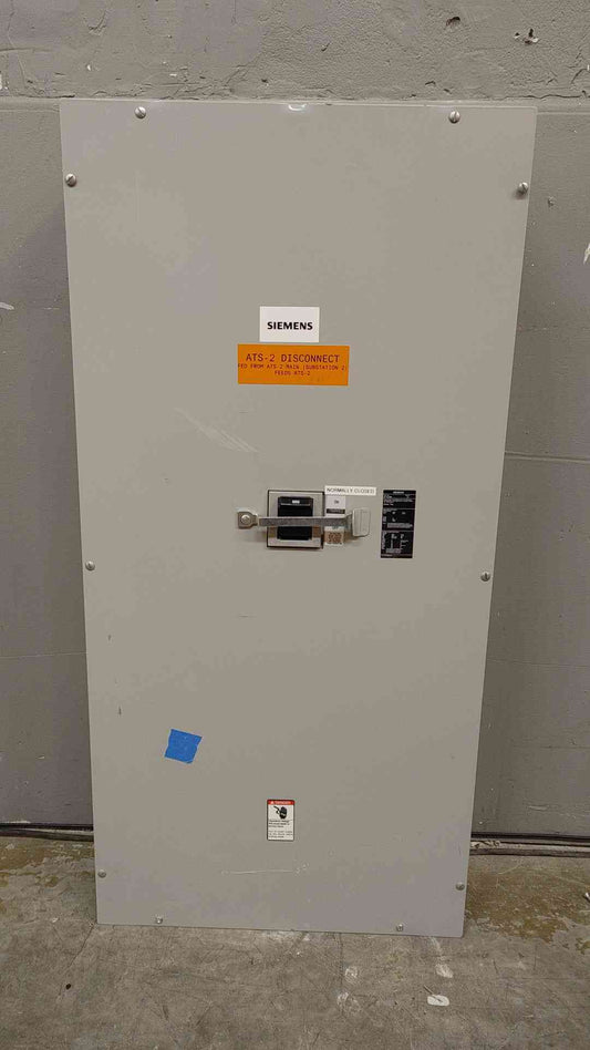 600A Siemens Shunt Trip Breaker Disconnect in Enclosure 24V 211A S17JLD6(103659)