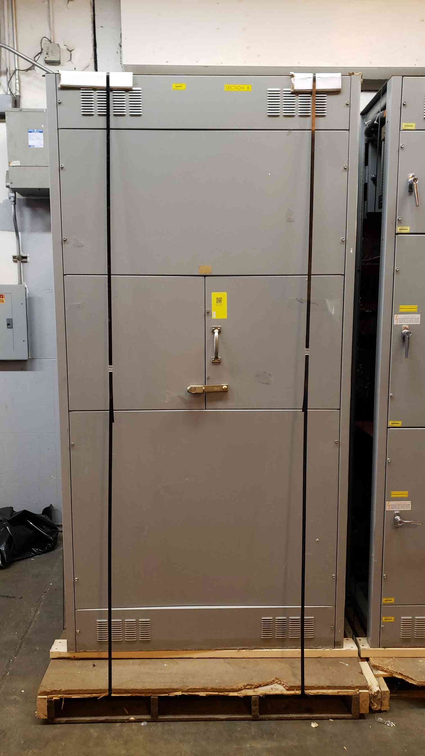 ASCO 8 Section 4000a 480v Switchgear Lineup 7 Cubicle Bus Breakers & Drawings(104180)