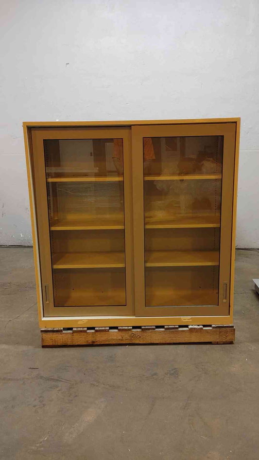 4'x16x50 Sliding Glass Door Overhead Lab Casework Metal (SKU:104210)(104210)