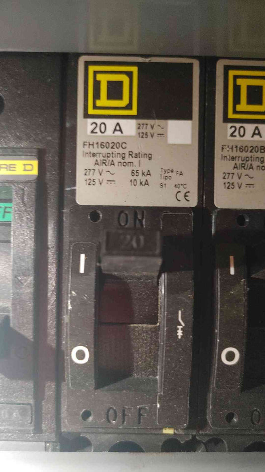 Square D FH16020C 20A(104188)