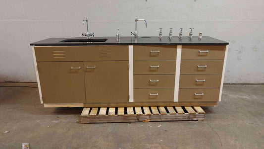 8' Hamilton Drawers Combo Sink Bundle Casework(104236)