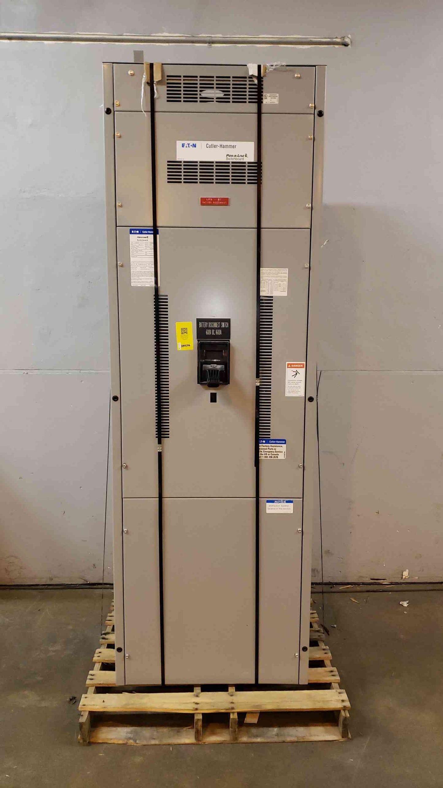 1600A Eaton Cutler-Hammer Pow-R-Line 600VDC Disconnect(104576)