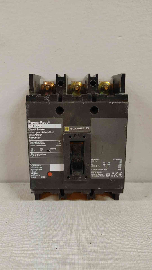 Square D PowerPact 225A 3 Pole Circuit Breaker 240V 10KA QB225(104633)