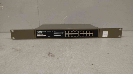 *Pickup Only* SMC Networks Fiber Network EZ Switch 10/100 100-240V .4A SMC-EZ1016DT(104688)