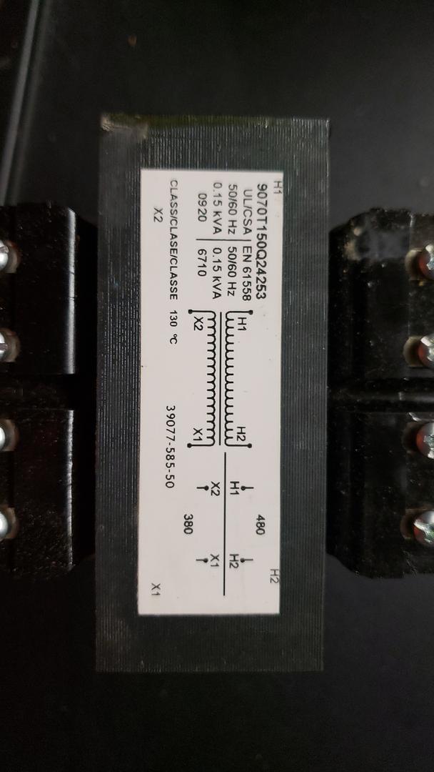 *Pickup Only* Square D Industrial Control Transformer 9070T150Q24253(S6LLST8706)
