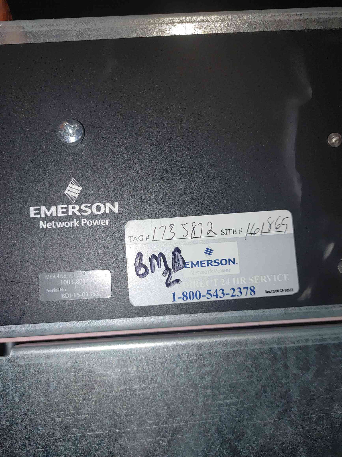 Liebert NX UPS Three Phase Power Cabinet Emerson 1003-80117CRE Vertiv Data Center