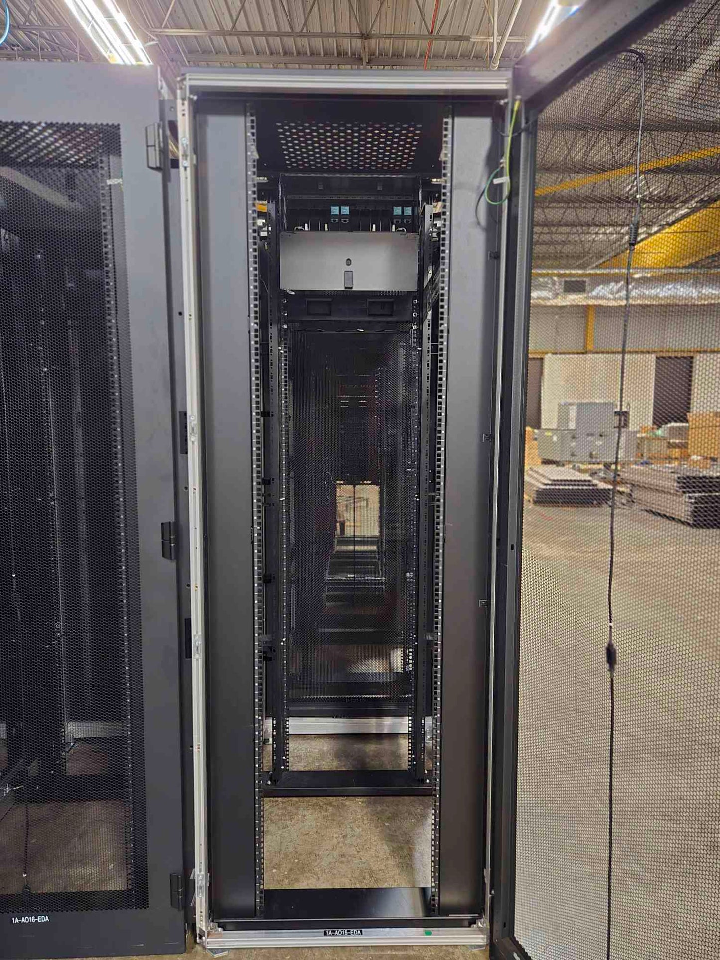 42U Knurr Server Racks Doors / No Sides Data Cabinet