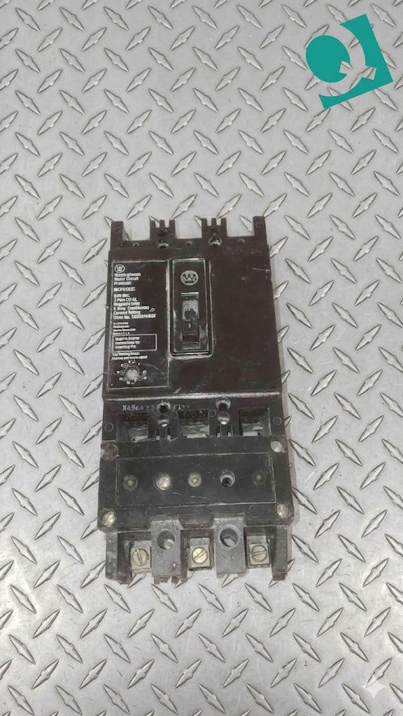 Westinghouse 3A 600VAC 3 Pole Breaker MCP0322C (SKU: 109609)