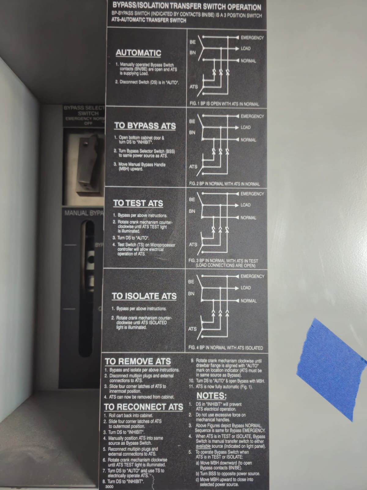 2000A 2500A GE Zenith ATS 480V 3Ph 3W Automatic Transfer Switch-92101