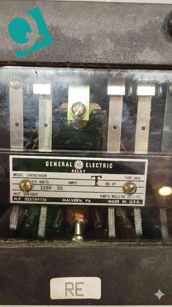 General Electric HFA Multi-Contact Auxiliary Relay model 12HFA51A42H
