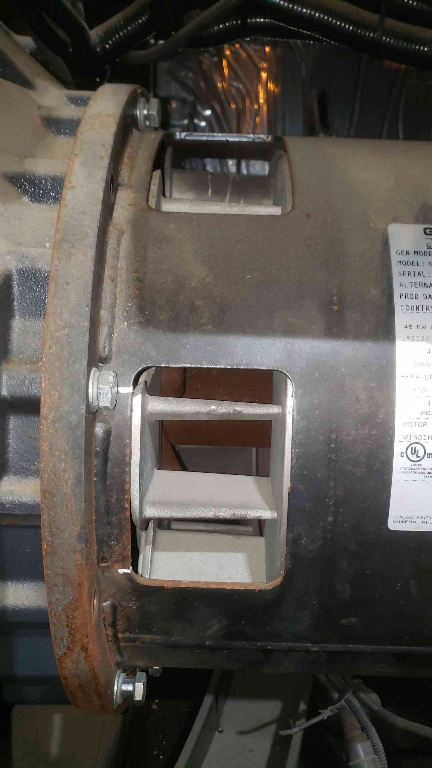 48KW Generac 0060720 120/240 200A 1PH 87.2 Hrs.