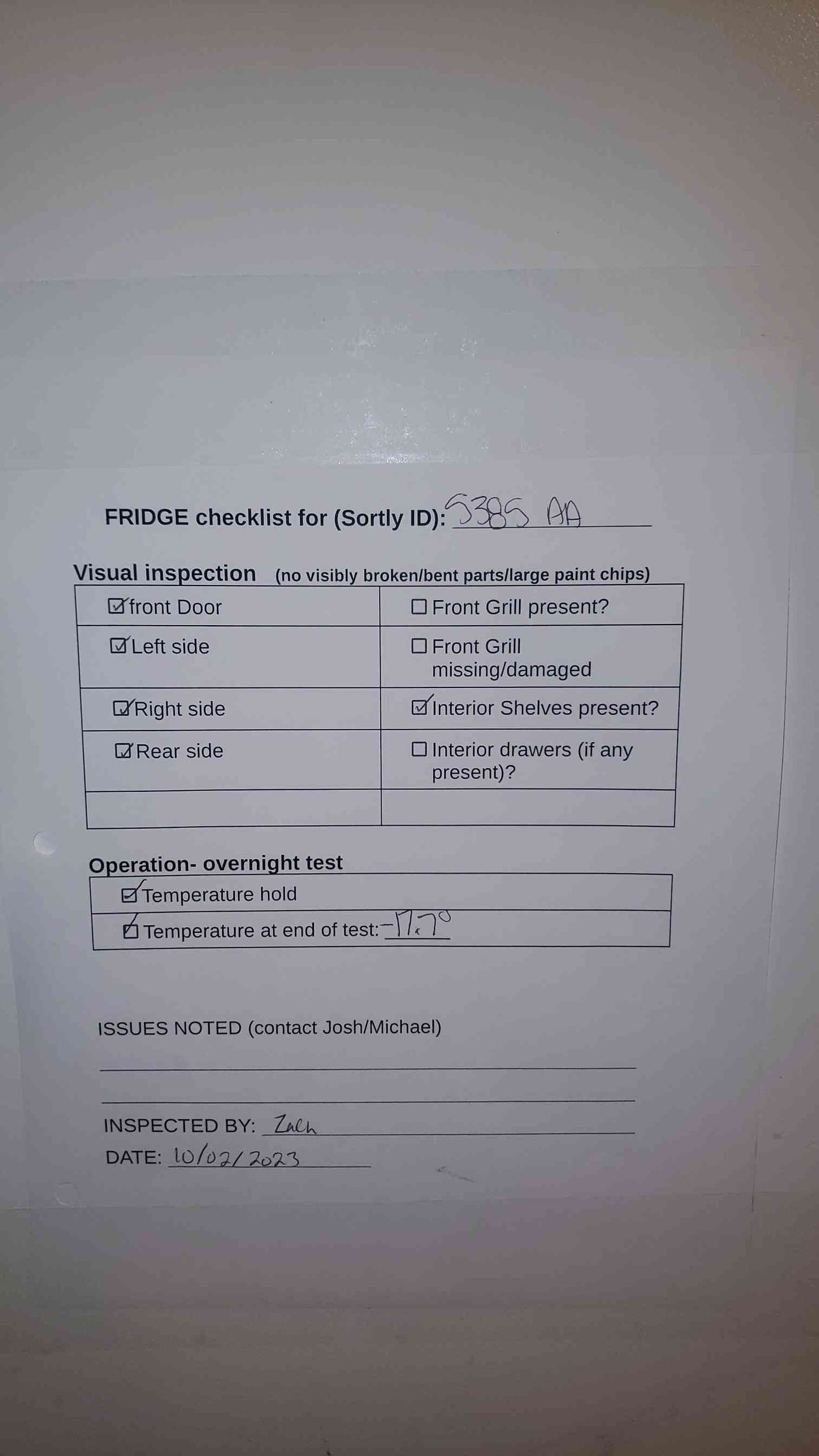 Revco Small Lab Freezer Undercounter -10 (5385AA)