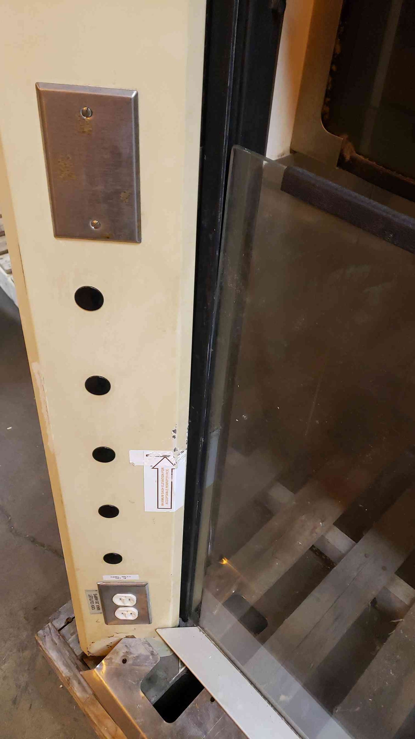 8' Jamestown Isolator Ducted Chemical Fume Hood Stainless Interior & Frame (SKU: 106888)