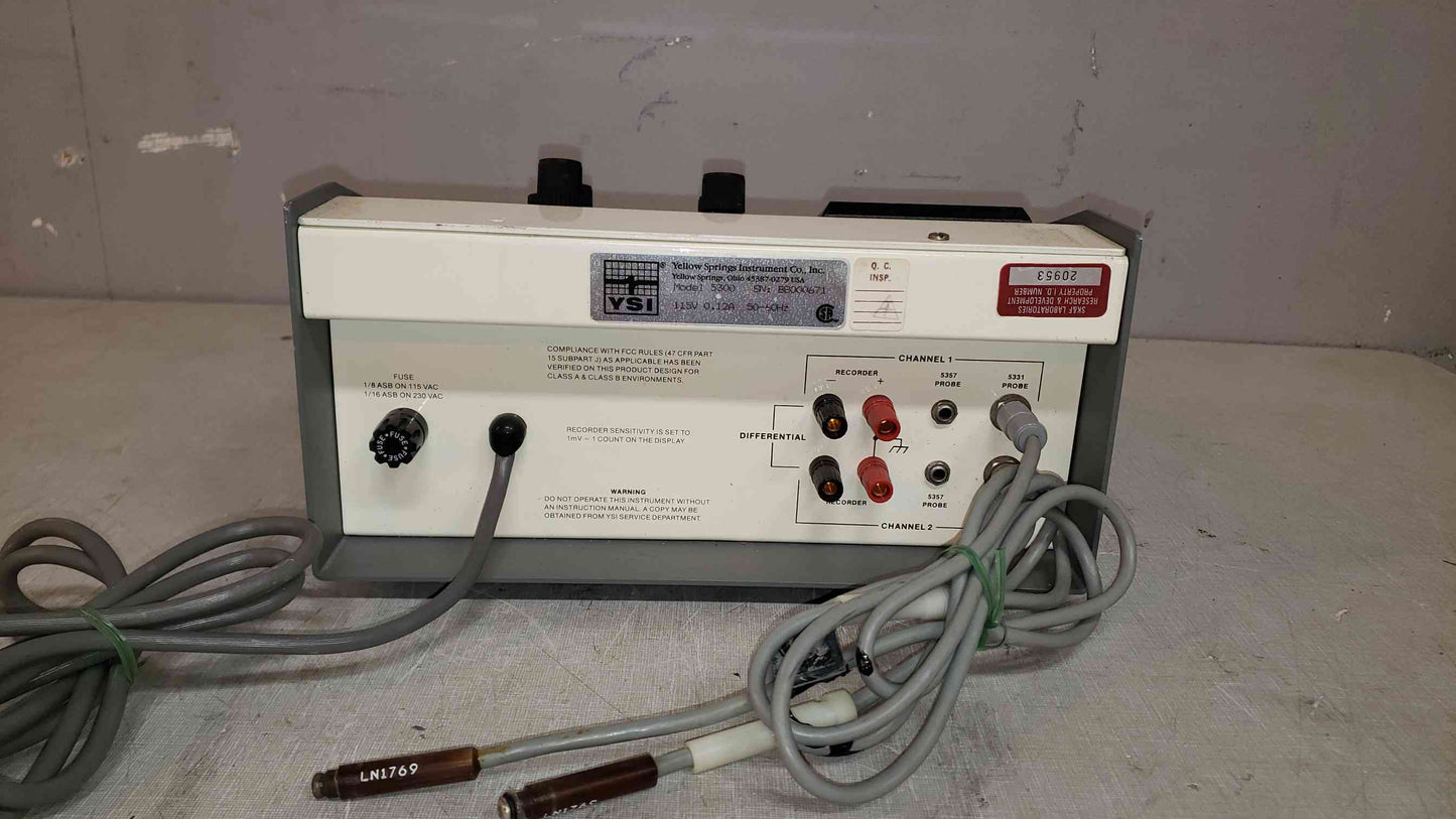 YSI 120V Model 5300 Biological Oxygen Monitor (SKU: 108028)