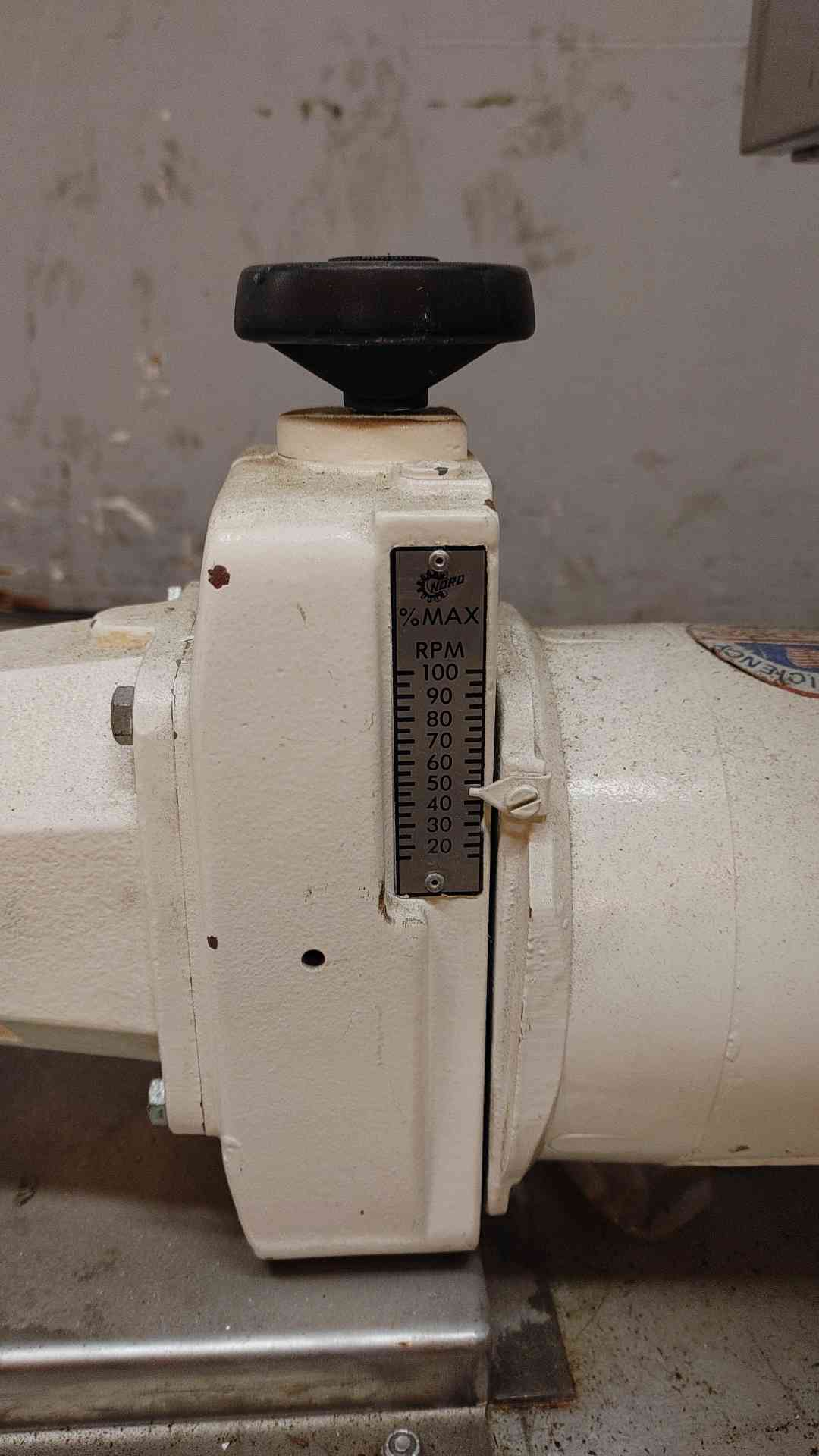 Portable G&H Rotary Lobe Nord Pump Furnas Baldor 1HP Motor Unibloc 4000/1