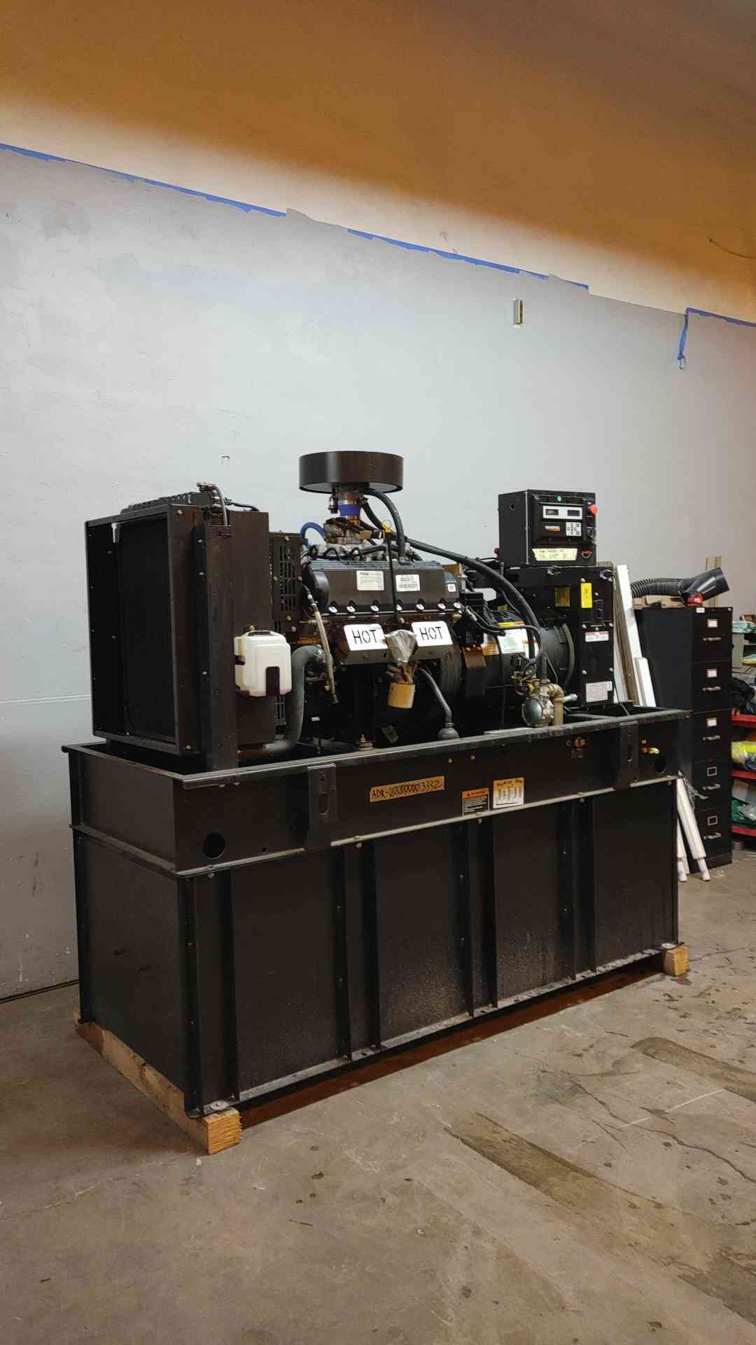 60KW Generac Generator 1PH 2Hrs! Nat Gas Propane LOAD TESTED (108318)