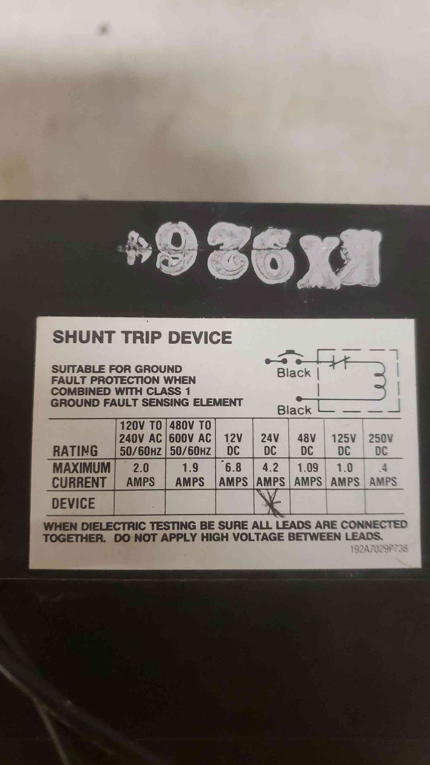 GE 250A 600VAC 3 Pole Breaker TJJ436250 (SKU. 108466)