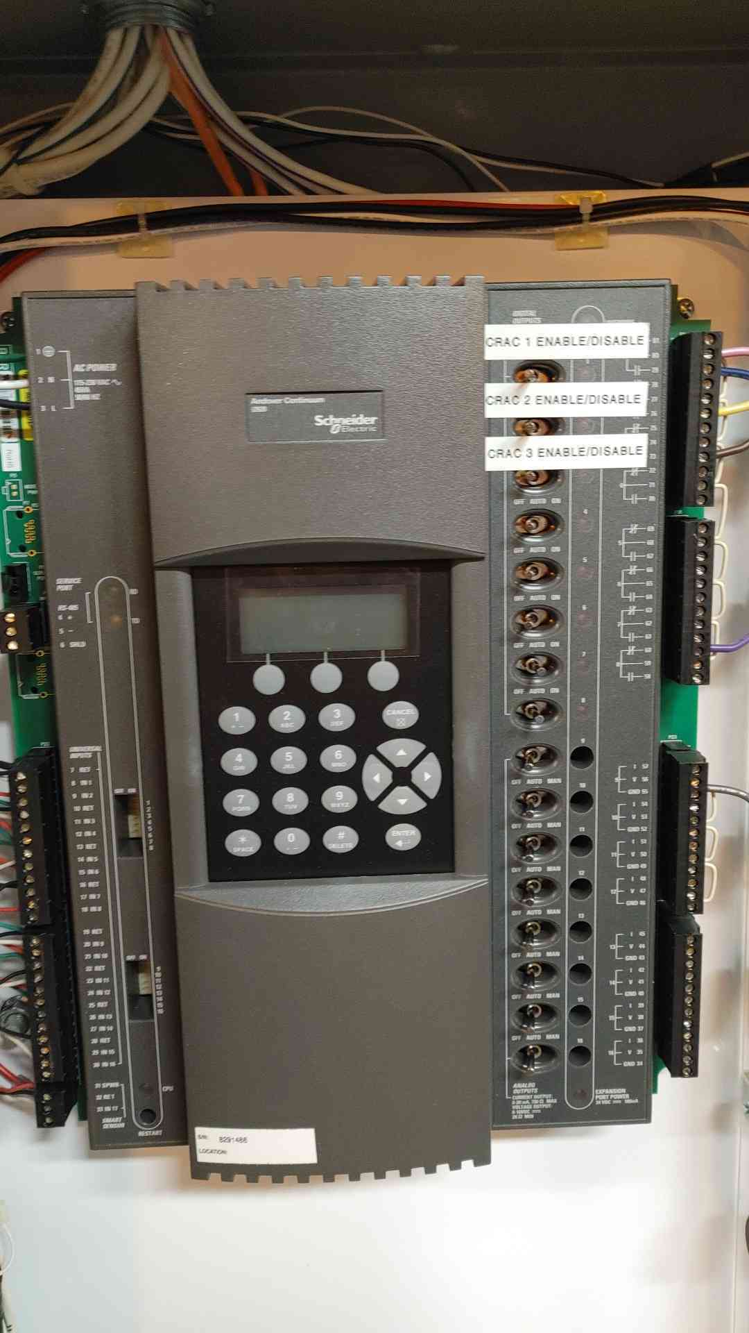 Hoffman control panel W Schneider Electric Andover Continuum i2920-D Terminal Controller