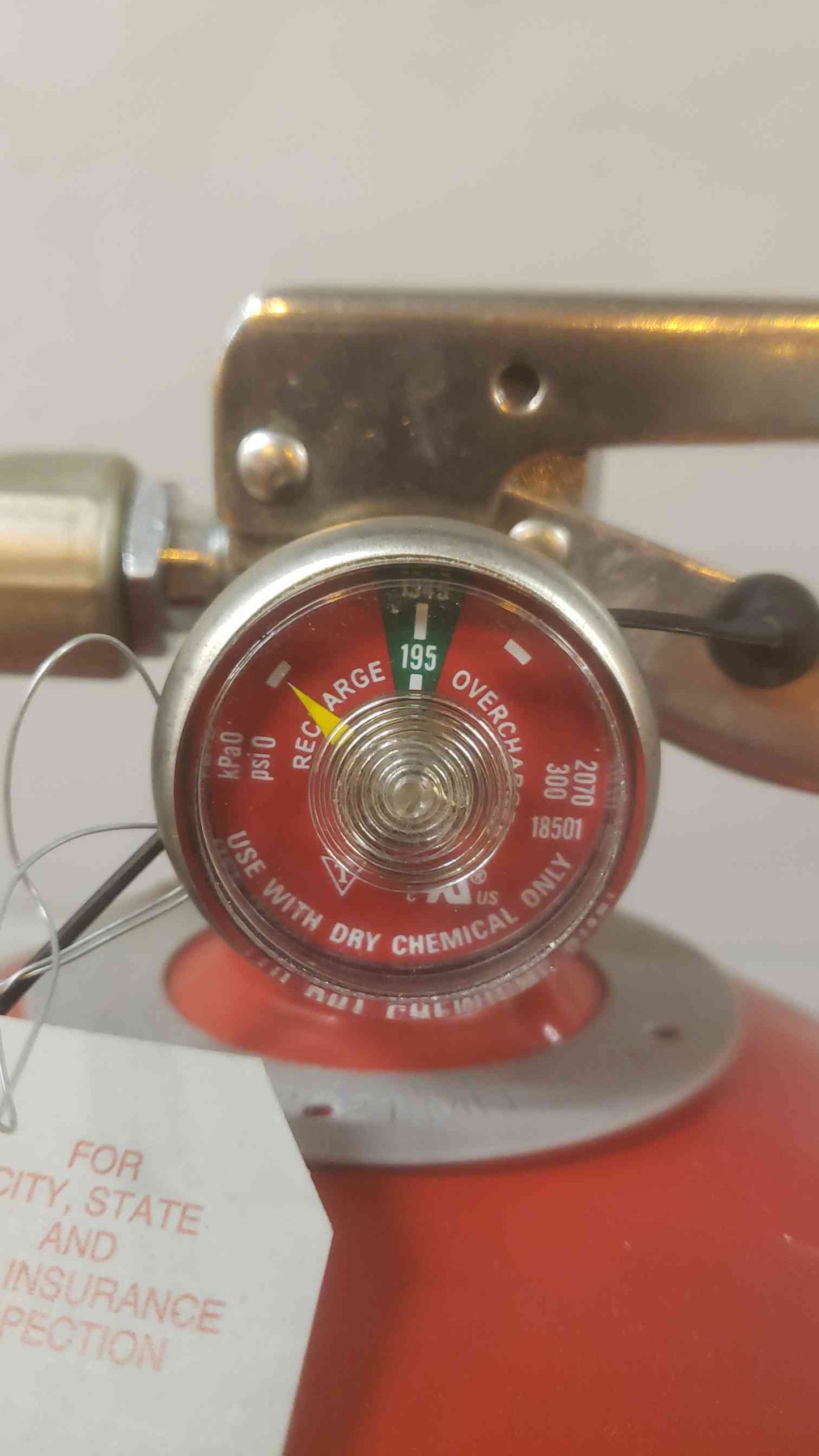 Badger ABC Dry Chemical Fire Extinguisher B10M Out of Inspection (SKU: 109898)