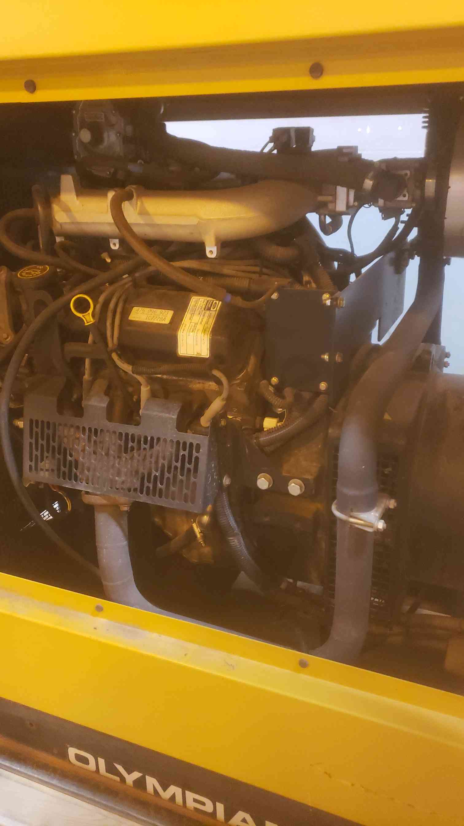 45KW Cat Olympian 1PH Nat Gas LP Generator G45F3S 510Hrs TESTED (SKU: 110397)