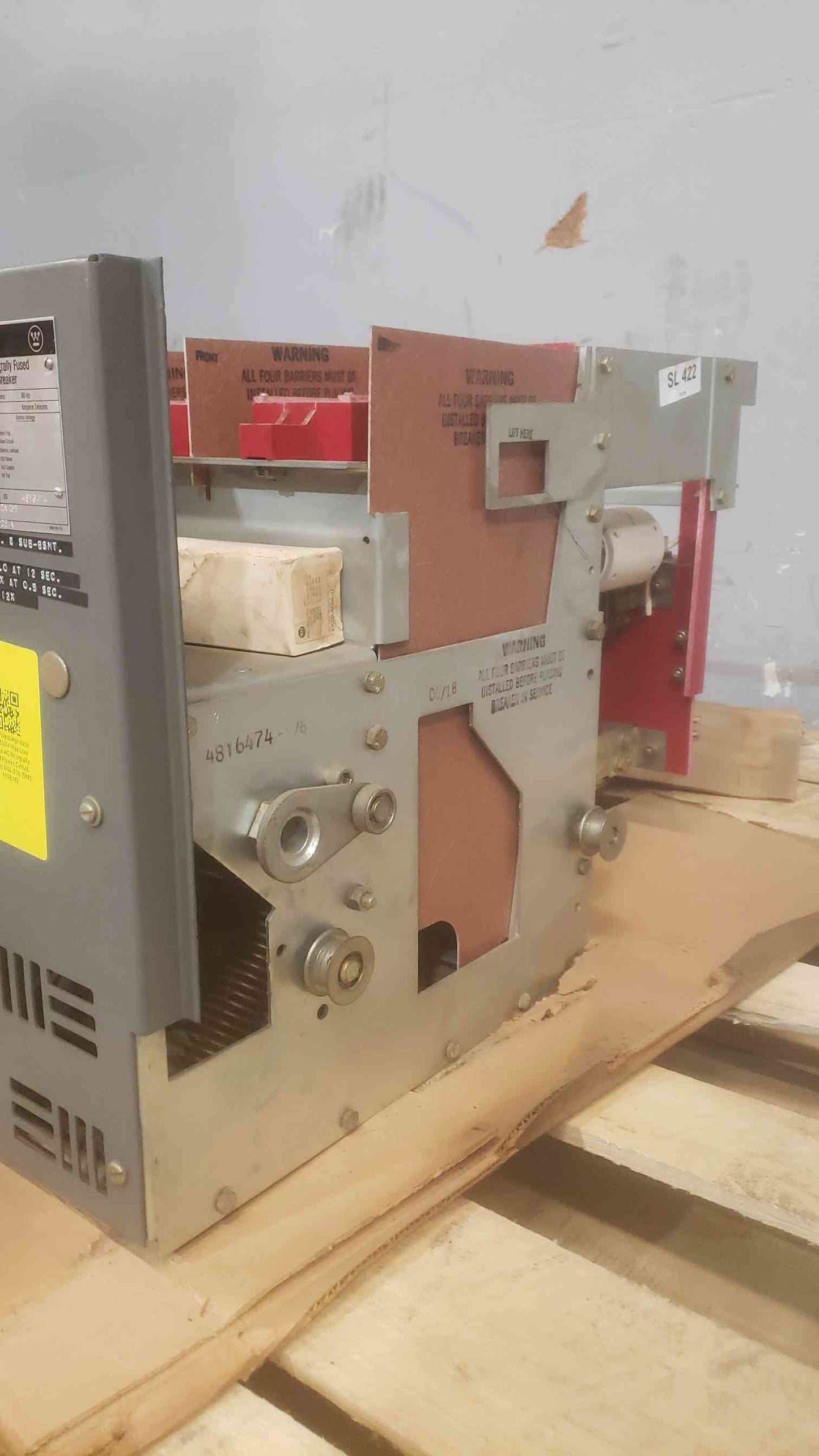 Westinghouse 800A LV AC Fused Power Circuit Breaker DSL-206 (SKU: 110818)