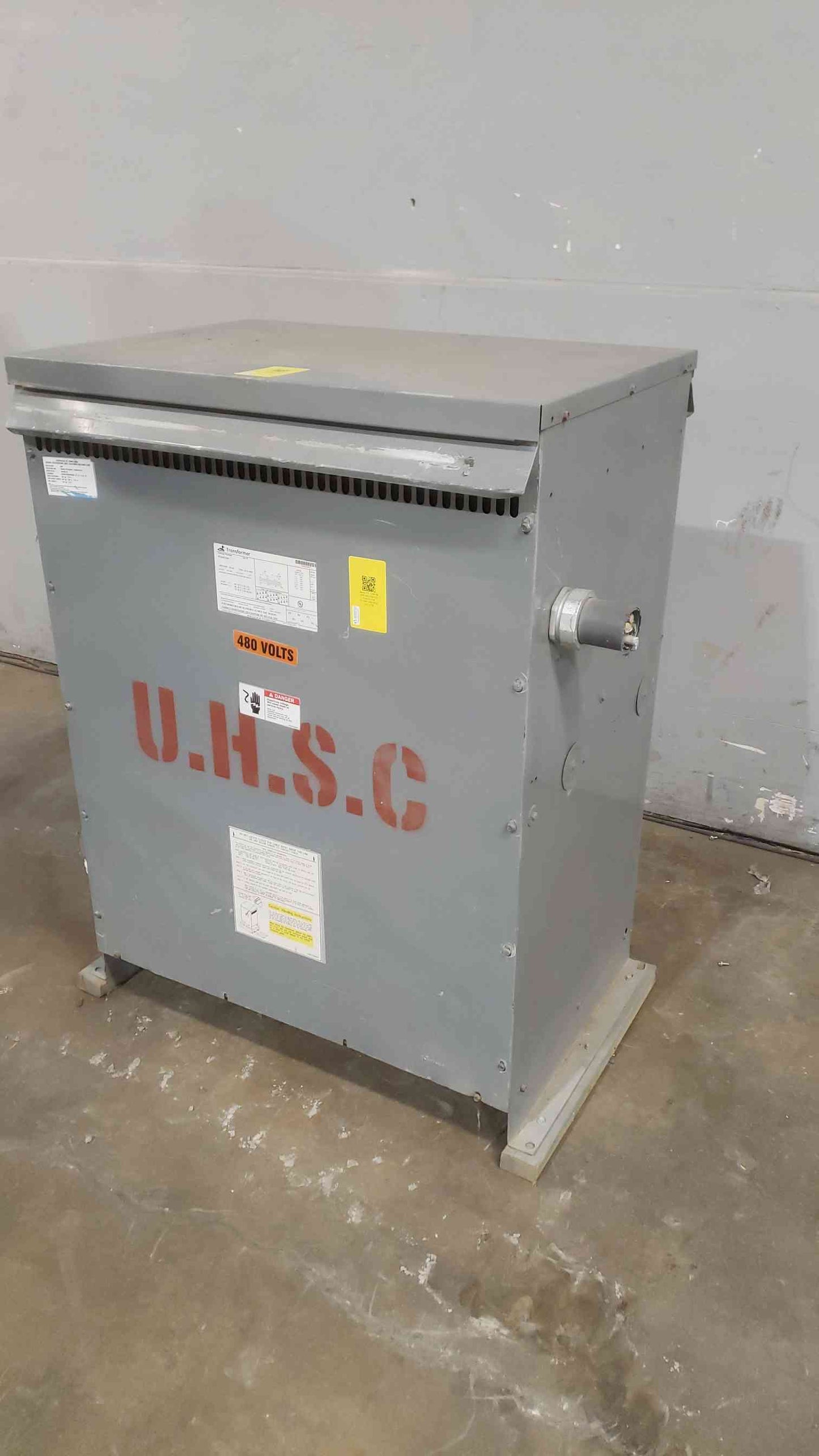 GE 150KVA 3PH 480v x 208/120v Transformer 9T10W1006 (SKU: 111372)