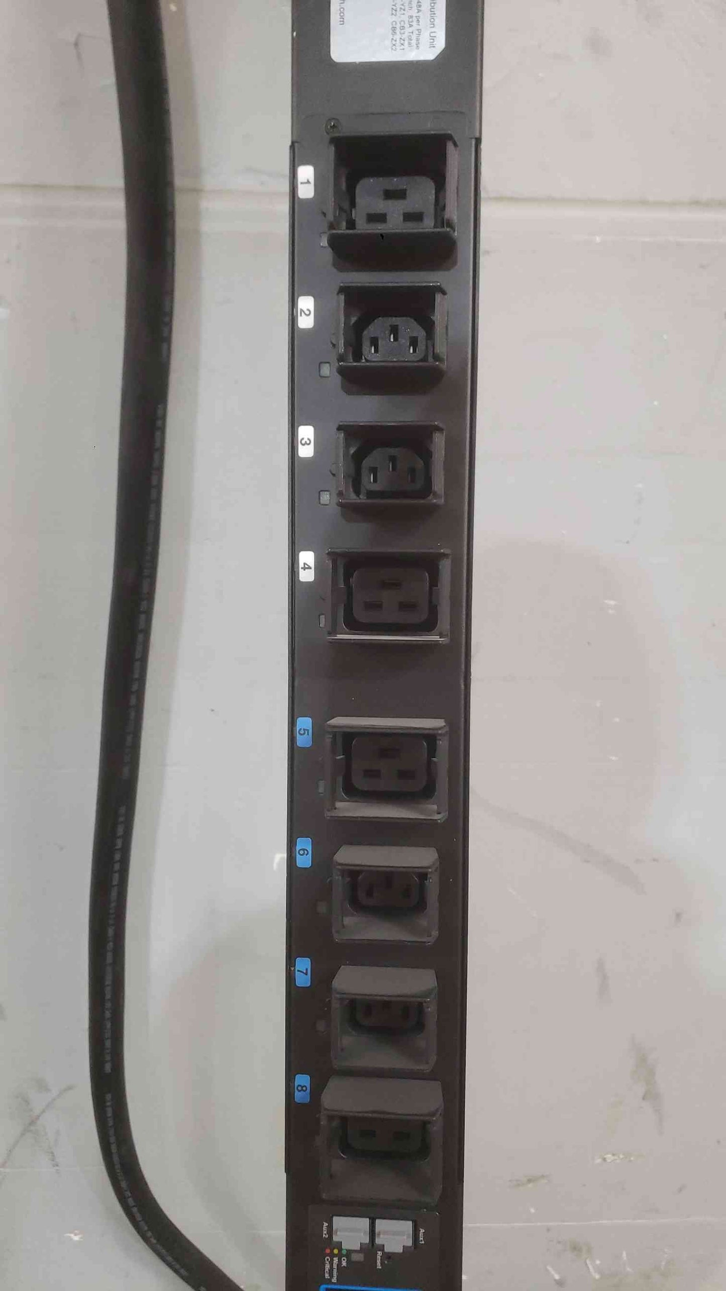 CPI 208V 12 Plug In PDU Strip L5-3V0M3 (SKU: 111846)
