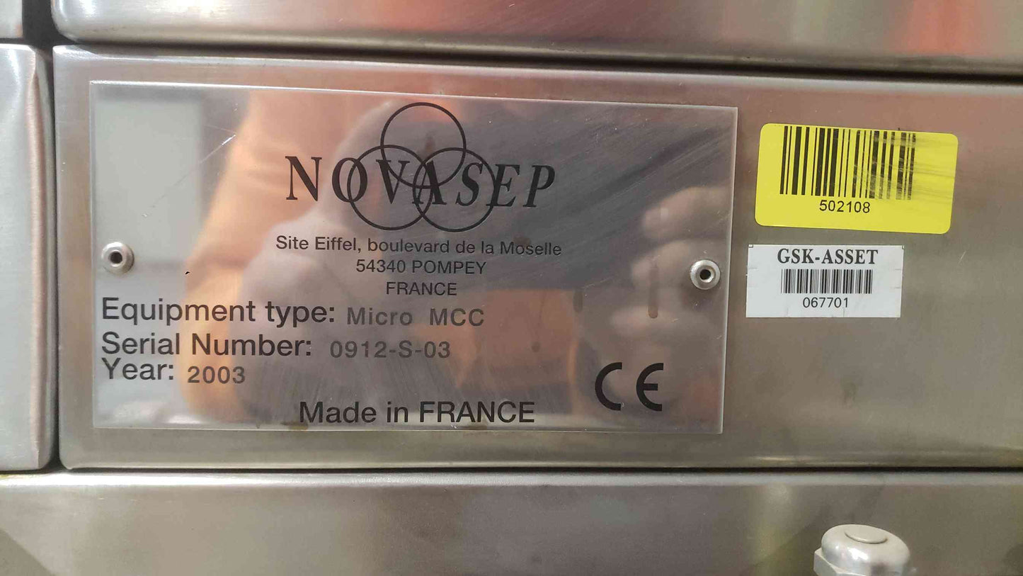 NOVA SEP Micro MCC W/Cart 0912-S-03 (SKU: 112086)