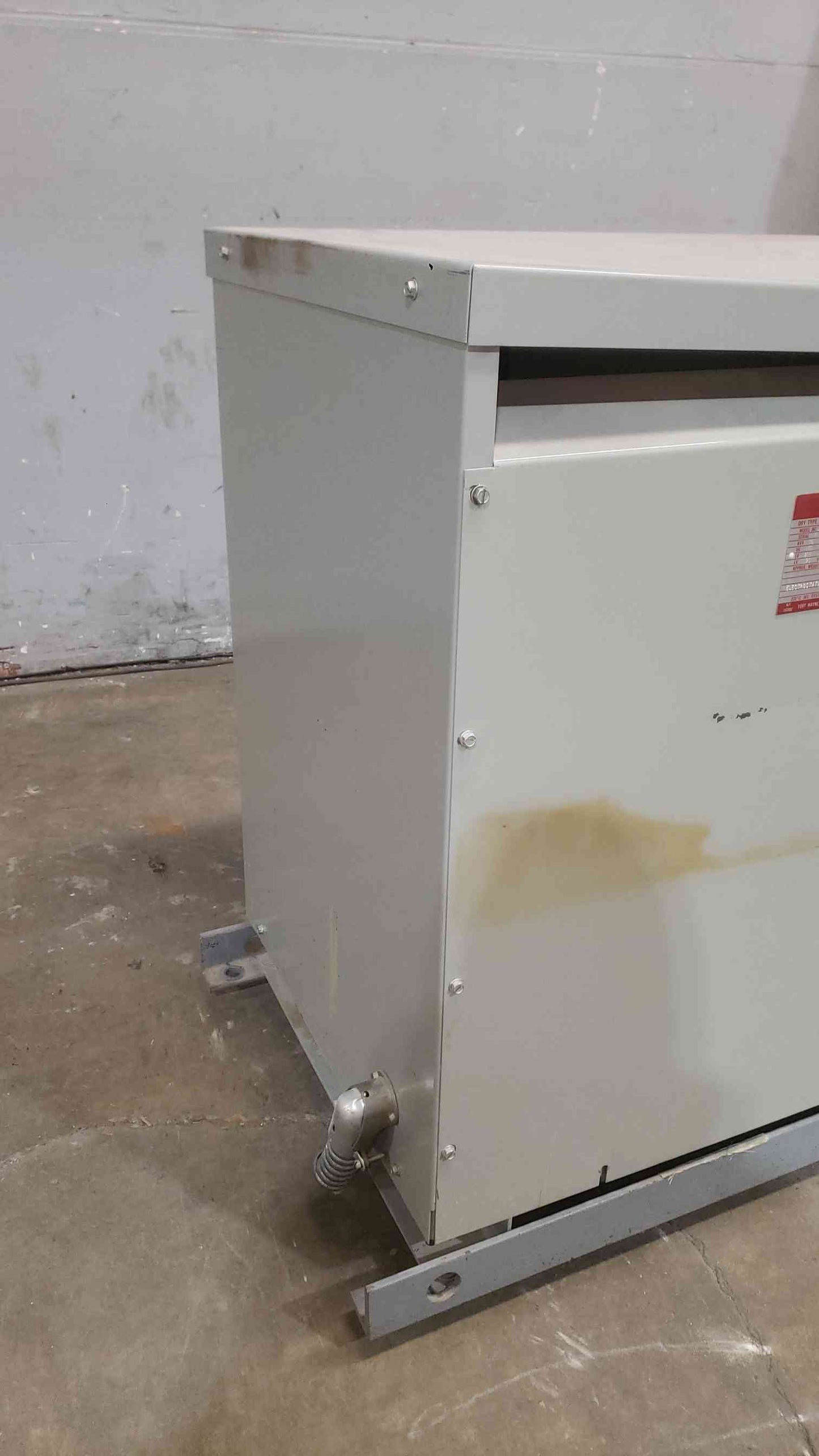 75KVA GE 480v x 208Y/120v 3PH Class AA Transformer 9T23B3874 G 3 (SKU: 112176)