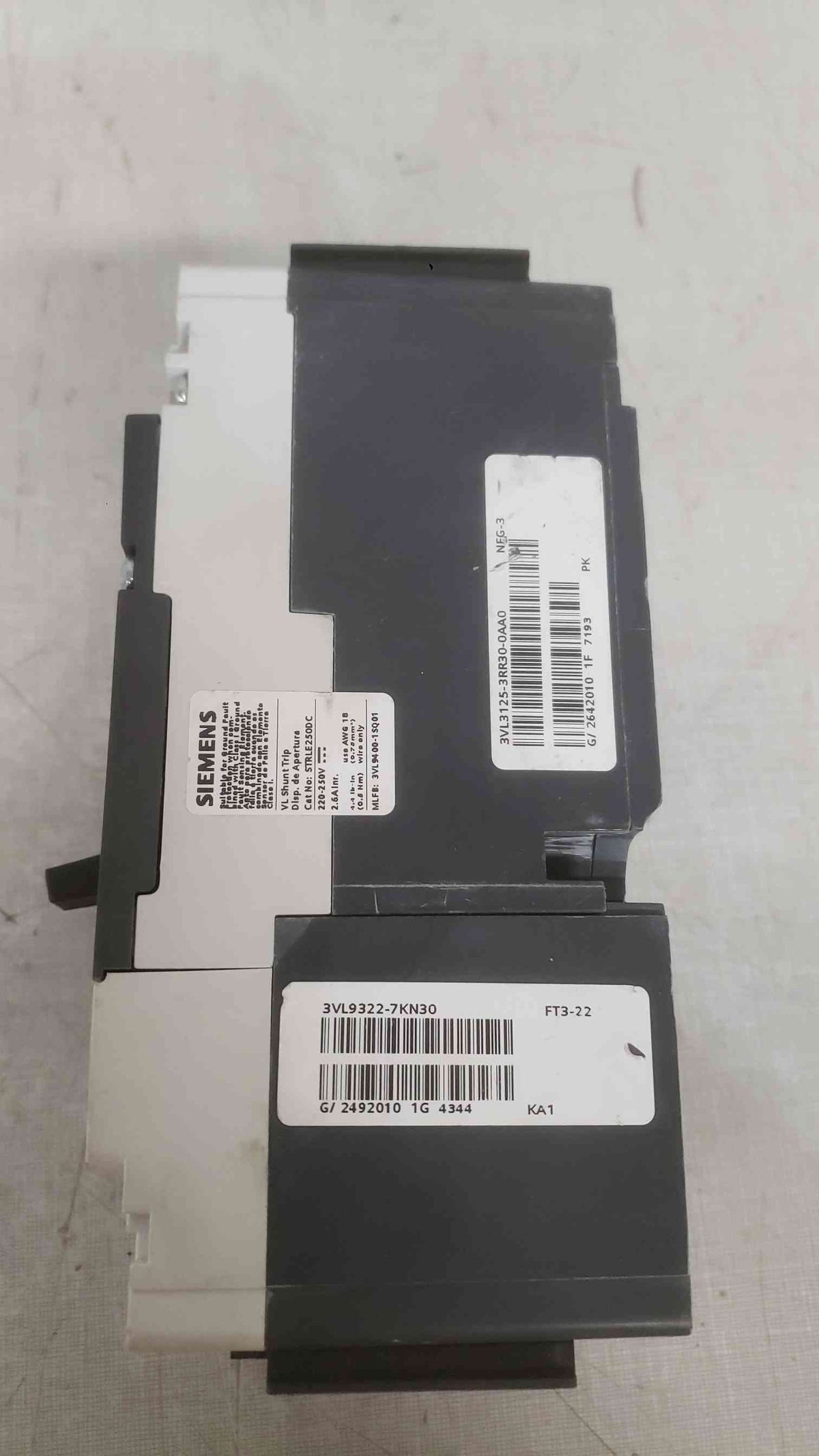 Siemens FG 225A 240VAC 3 Pole Breaker HFX3B225MA2REX6 HFGA (SKU: 112241)