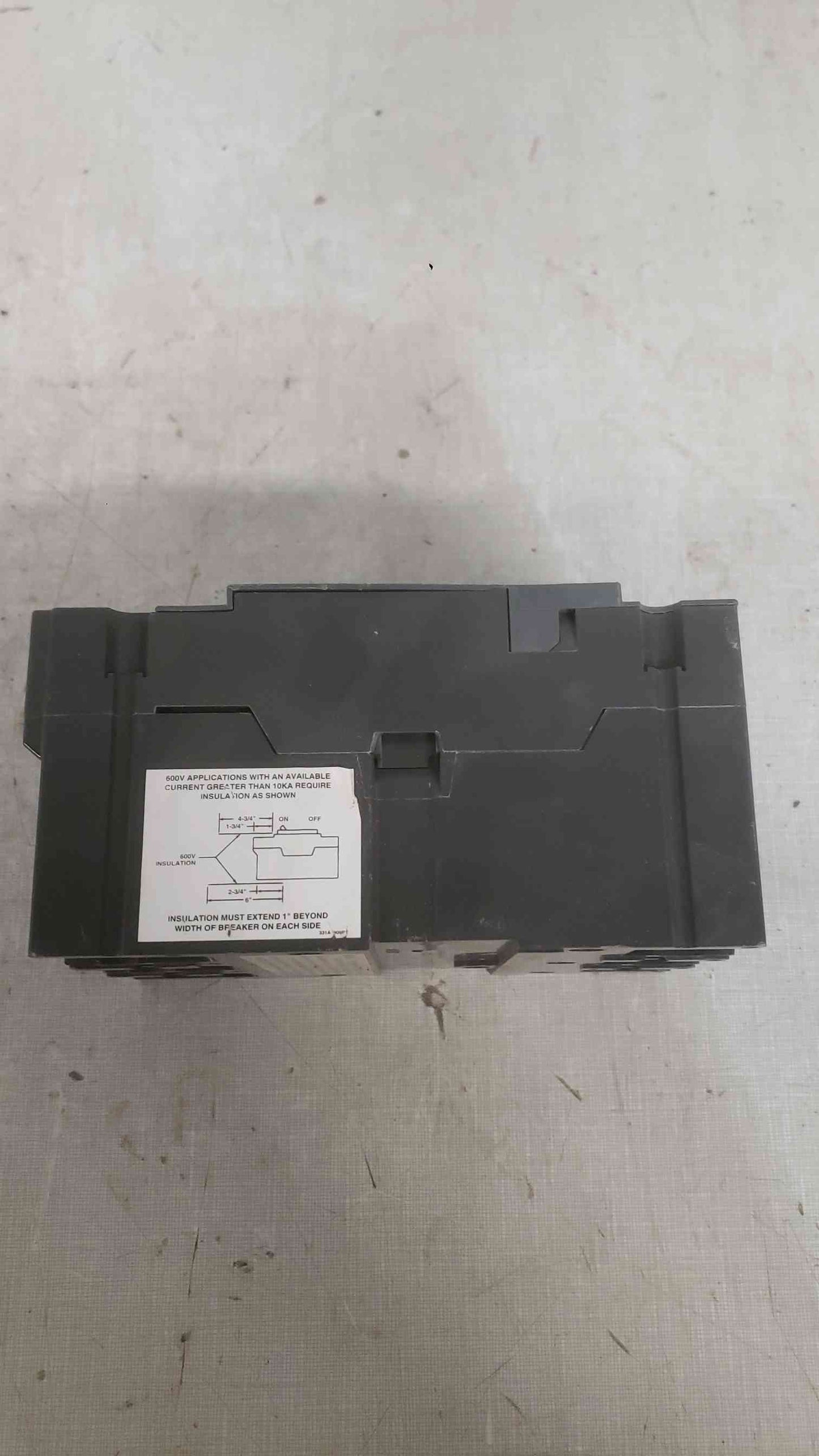 GE 60A 600VAC 3 Pole Breaker SELA36AT0060 No Trip Unit (SKU: 112282)