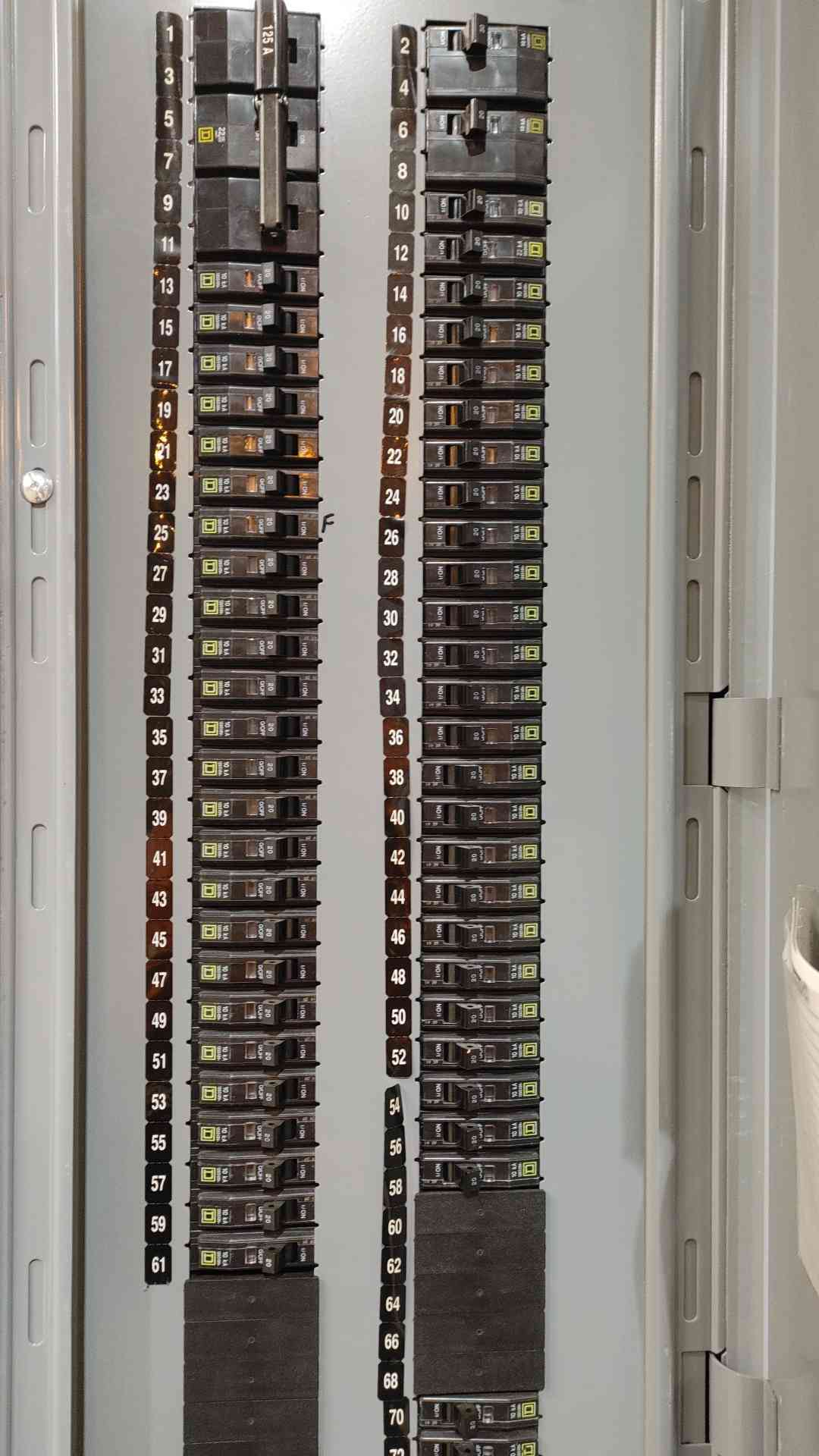 Square D NQ472L2C Complete Panelboard 225A 72-Pole 3PH 240V Box Trim & Interior (SKU: 112661)