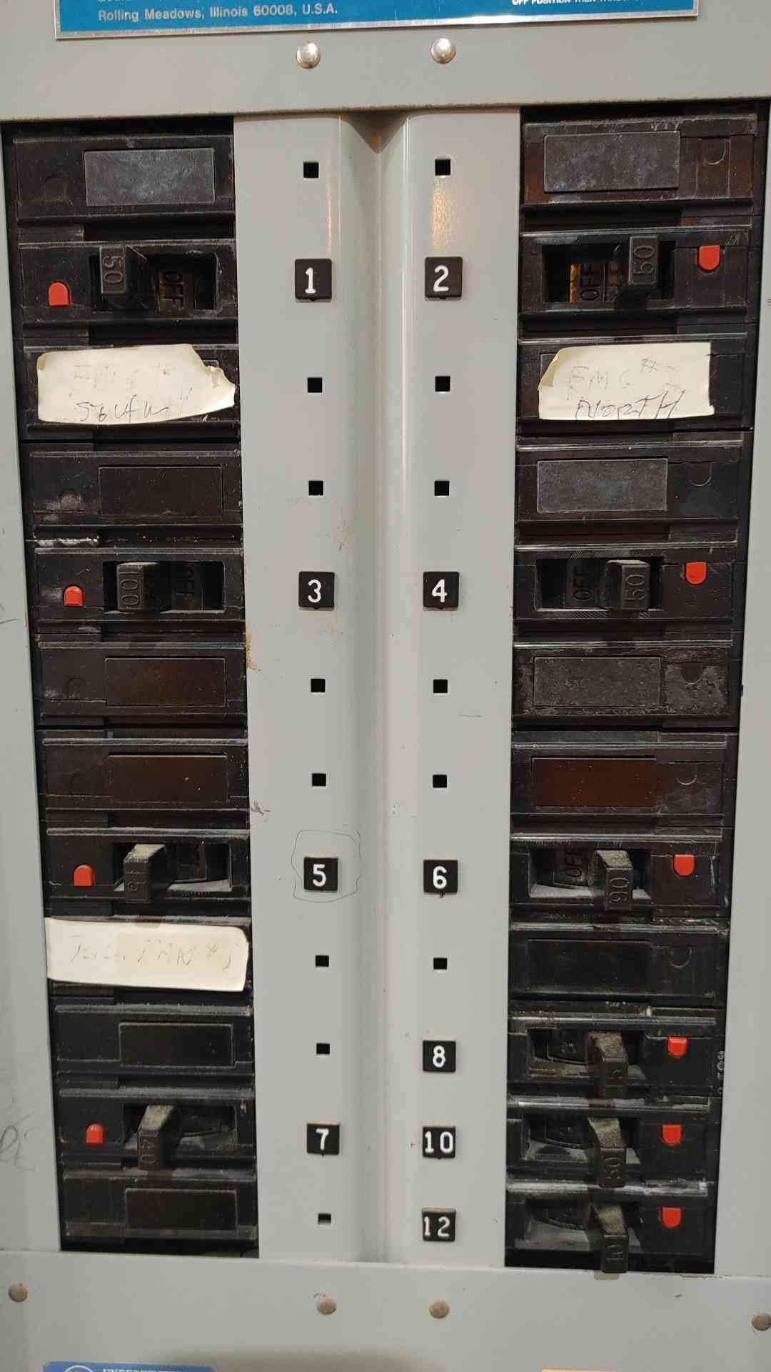 Gould I-T-E CDP-7 Panelboard 600A 480Y/277V 3PH 4W Series 7 Distribution Panel(SKU: 112781)
