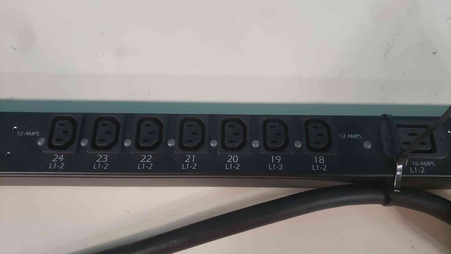 APC AP7961 Switched Rack PDU 3-Phase 208V 16A 5.7kW 0U (21) C13 (3) C19 L21-20P