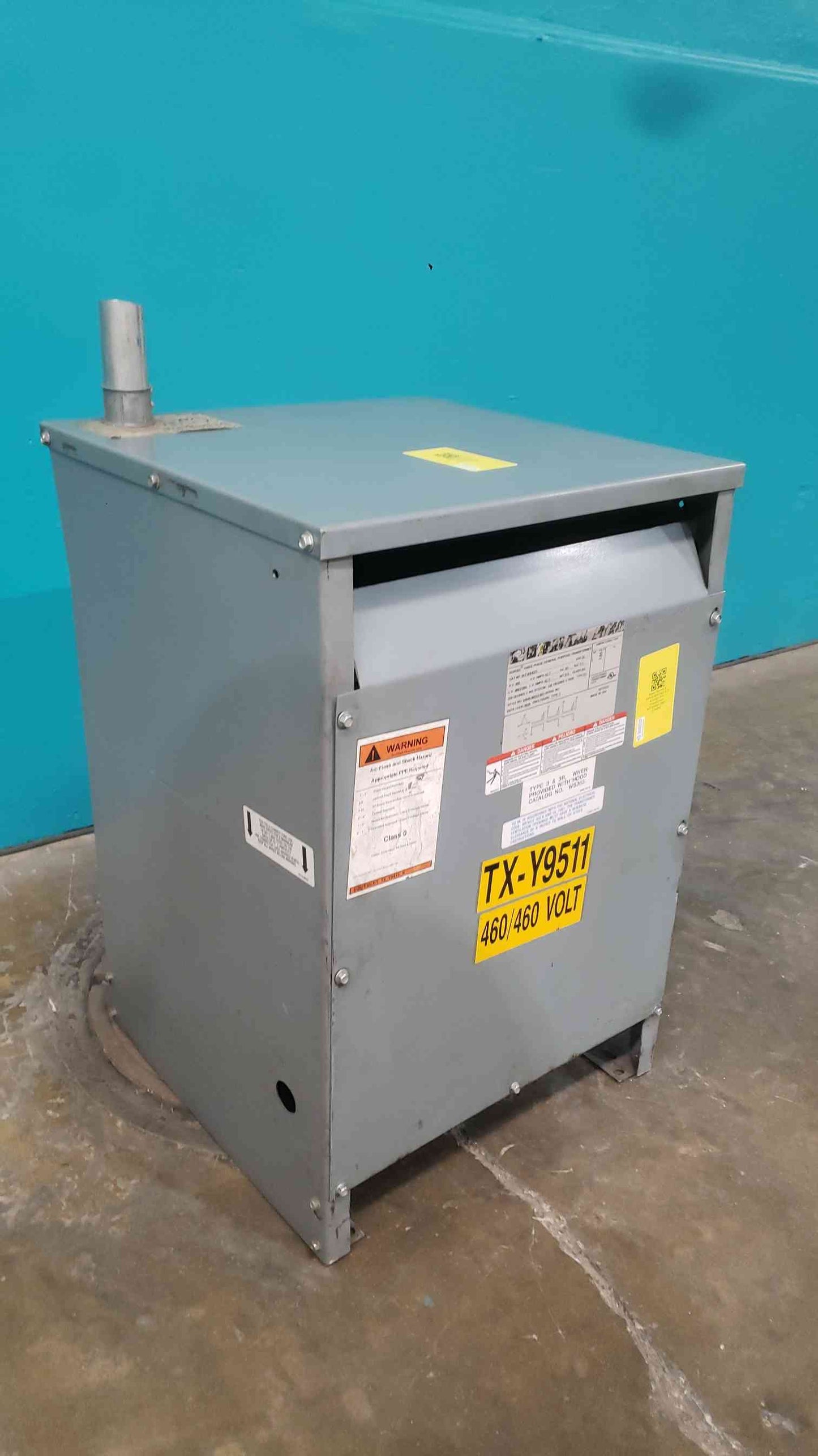 Square D 34T145HDIT 34 kVA 3 Phase Drive Isolation Transformer 460V 460Y/265V