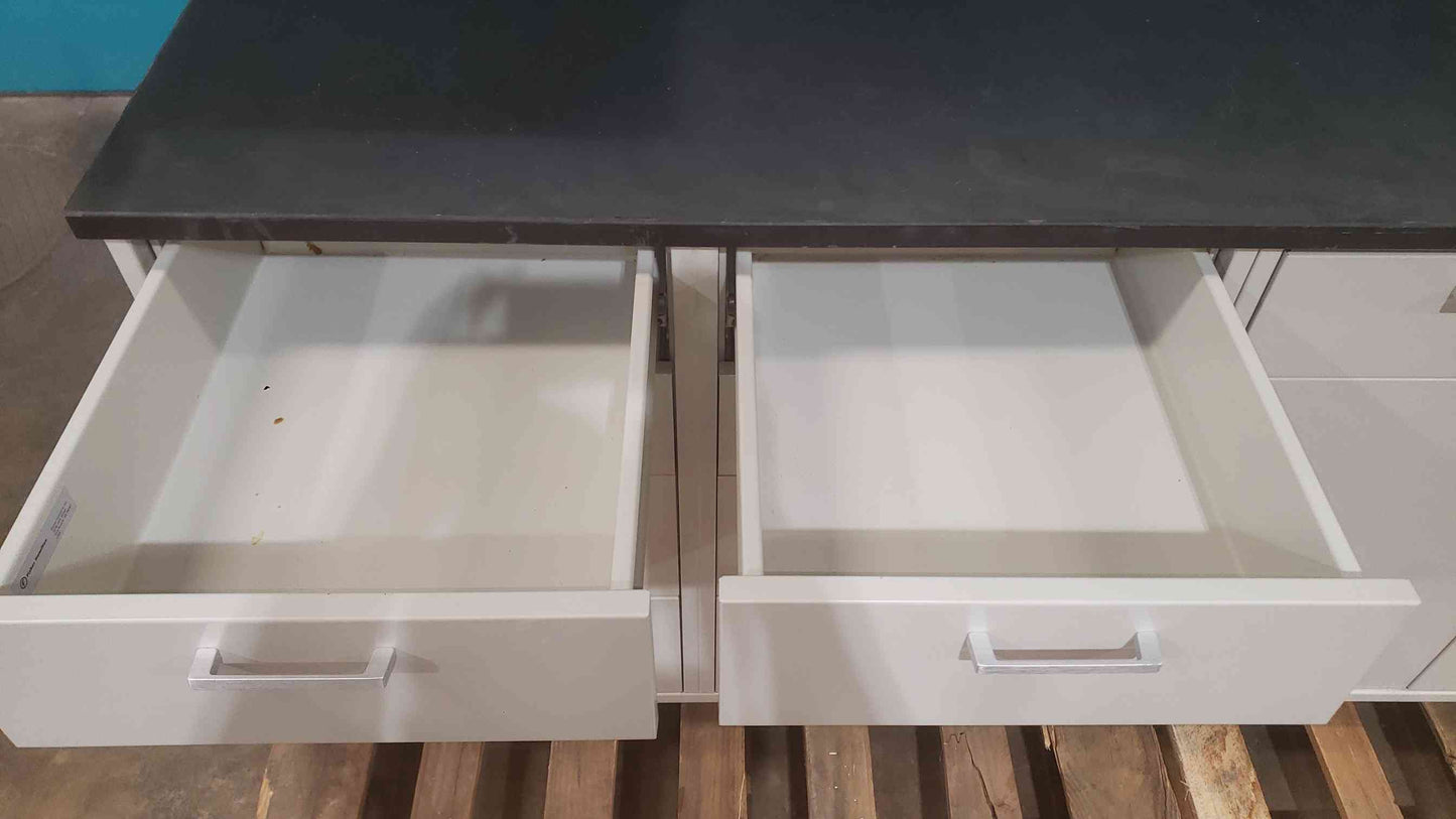 Fisher Hamilton 6' Workstation W/ 9 Drawers 2 Doors (SKU: 113416)