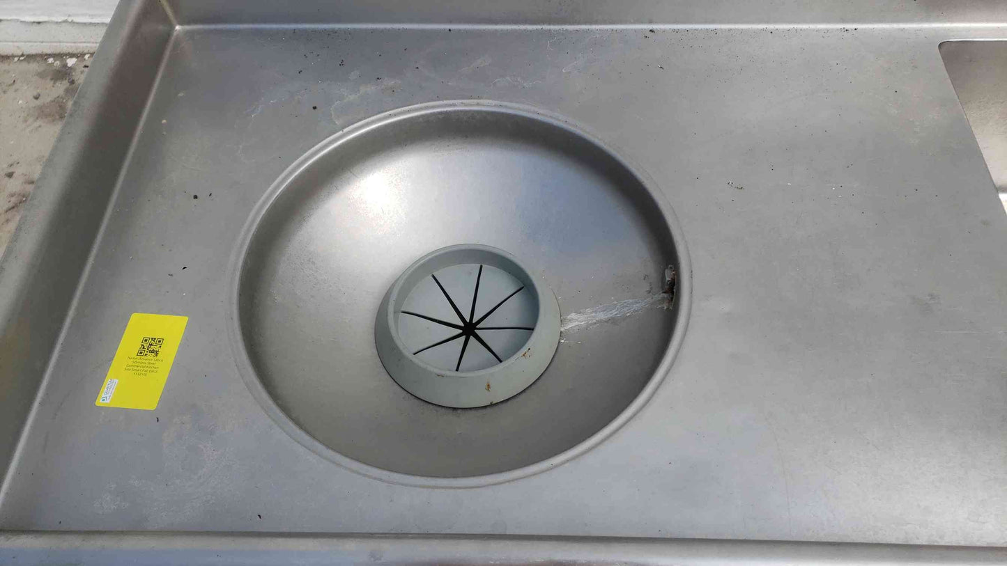 Advance Tabco Stainless Steel Commercial Kitchen Sink Smart Fab (SKU: 113210)