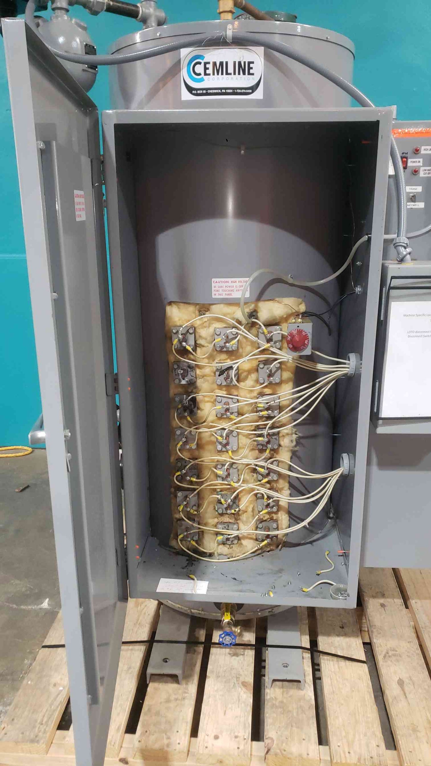 Cemline Stonesteel V500EH150C3-RL 500 Gallon Commercial Electric Water Heater 480V 3-Phase 150kW ASME (SKU: 113287)