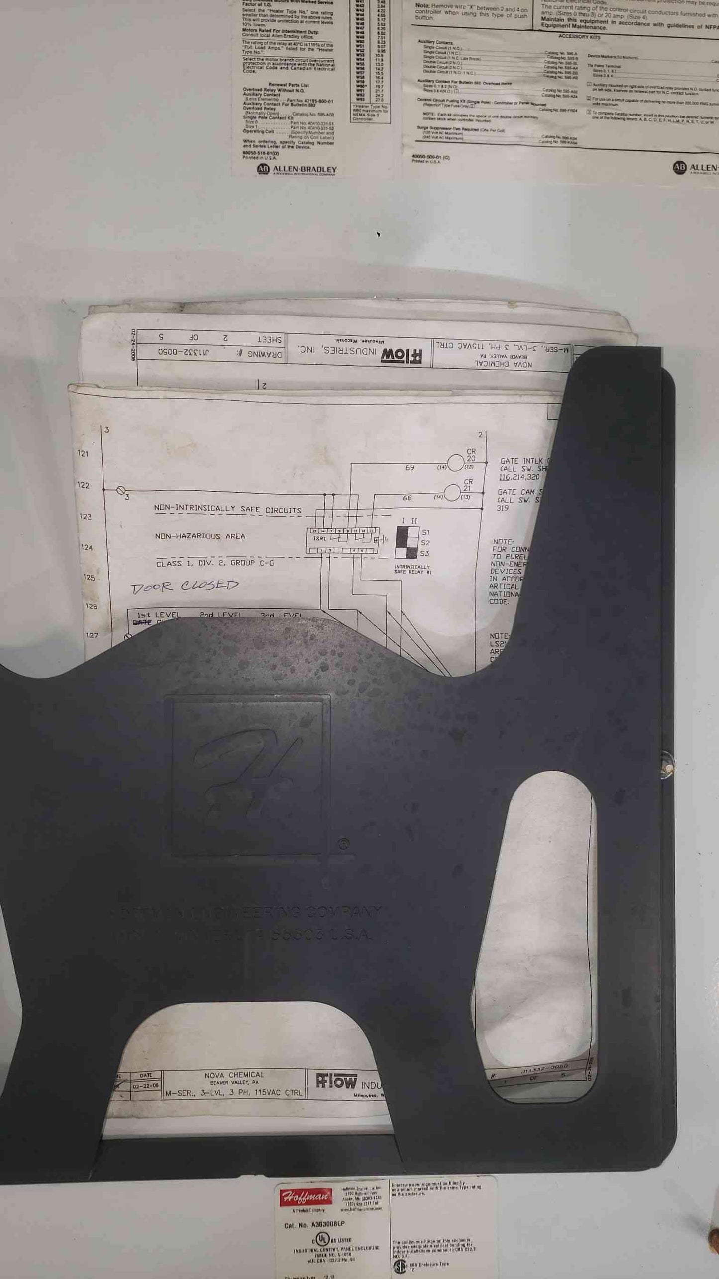 Absolute Automation 480V 3PH Industrial Control Panel (SKU: 113775)