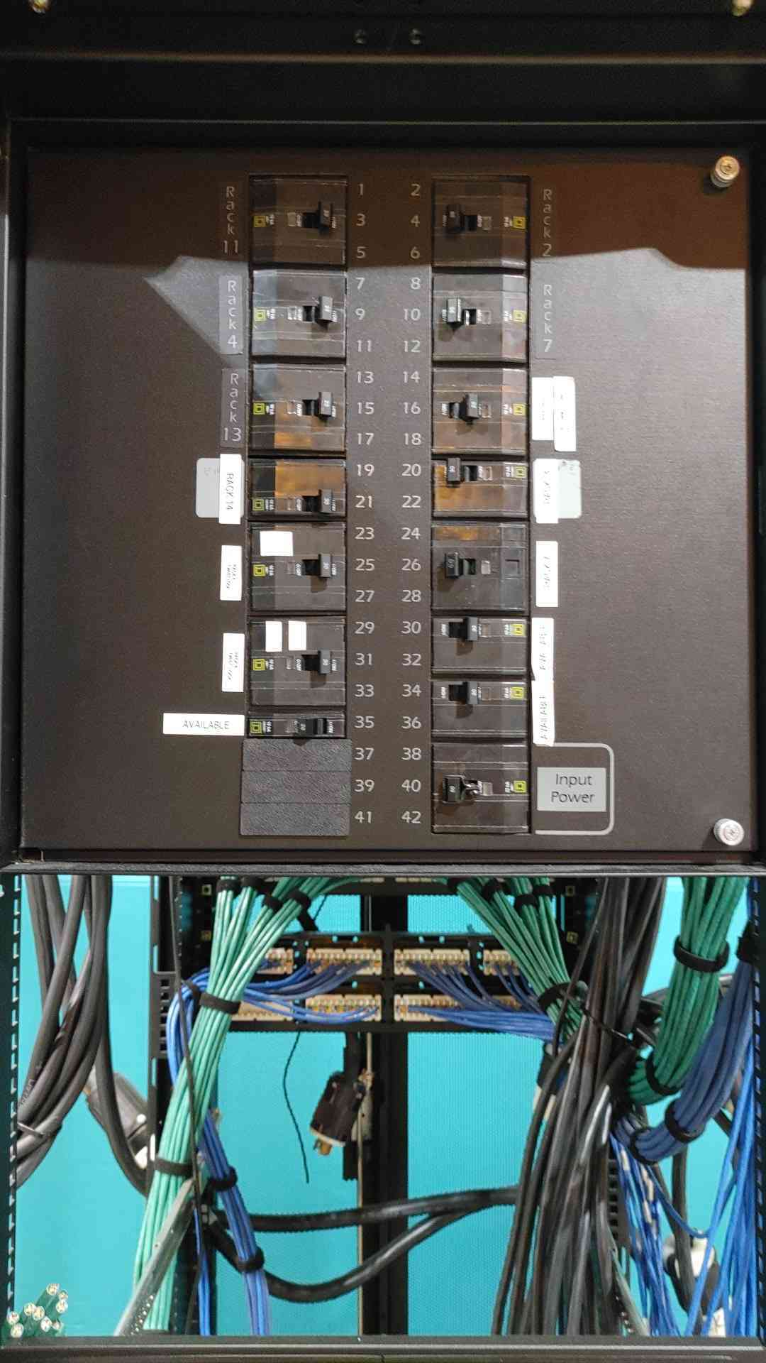 APC NetShelter VX 42U Rack w/ 29kVA Power Distribution Unit PDU 0G-PDRDP-F-13-X
