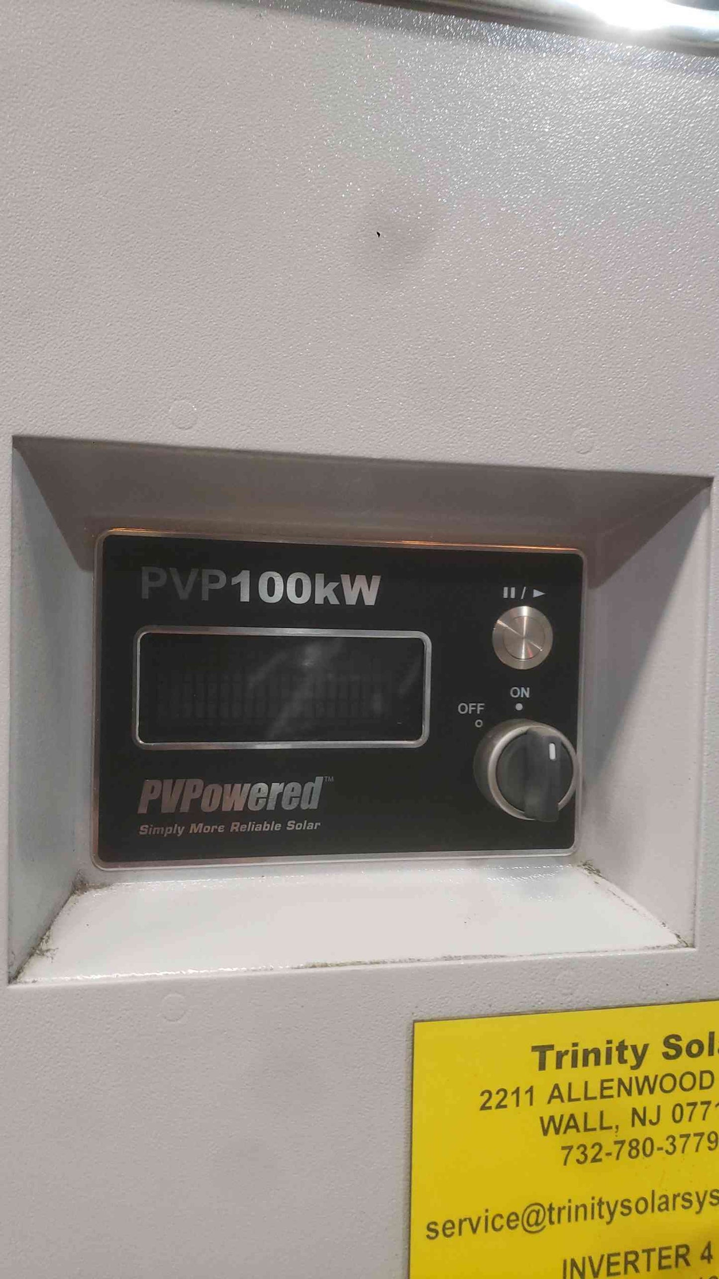 PVPowered PVP100kW Commercial Solar Inverter 100kW 480V 3PH Grid-Tie Advanced Energy