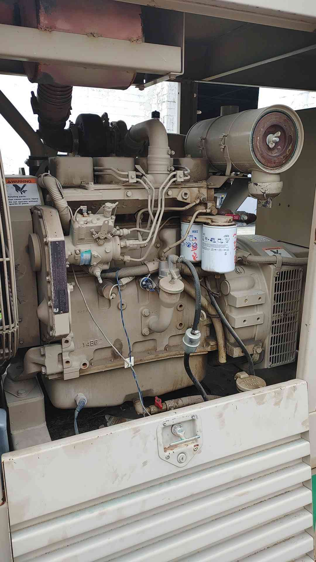 Cummins ONAN 50KW 3PH 33KW 1PH Diesel Generator -MODEL No. 50DGCA- 1241Hrs TESTED(SKU: 115141)