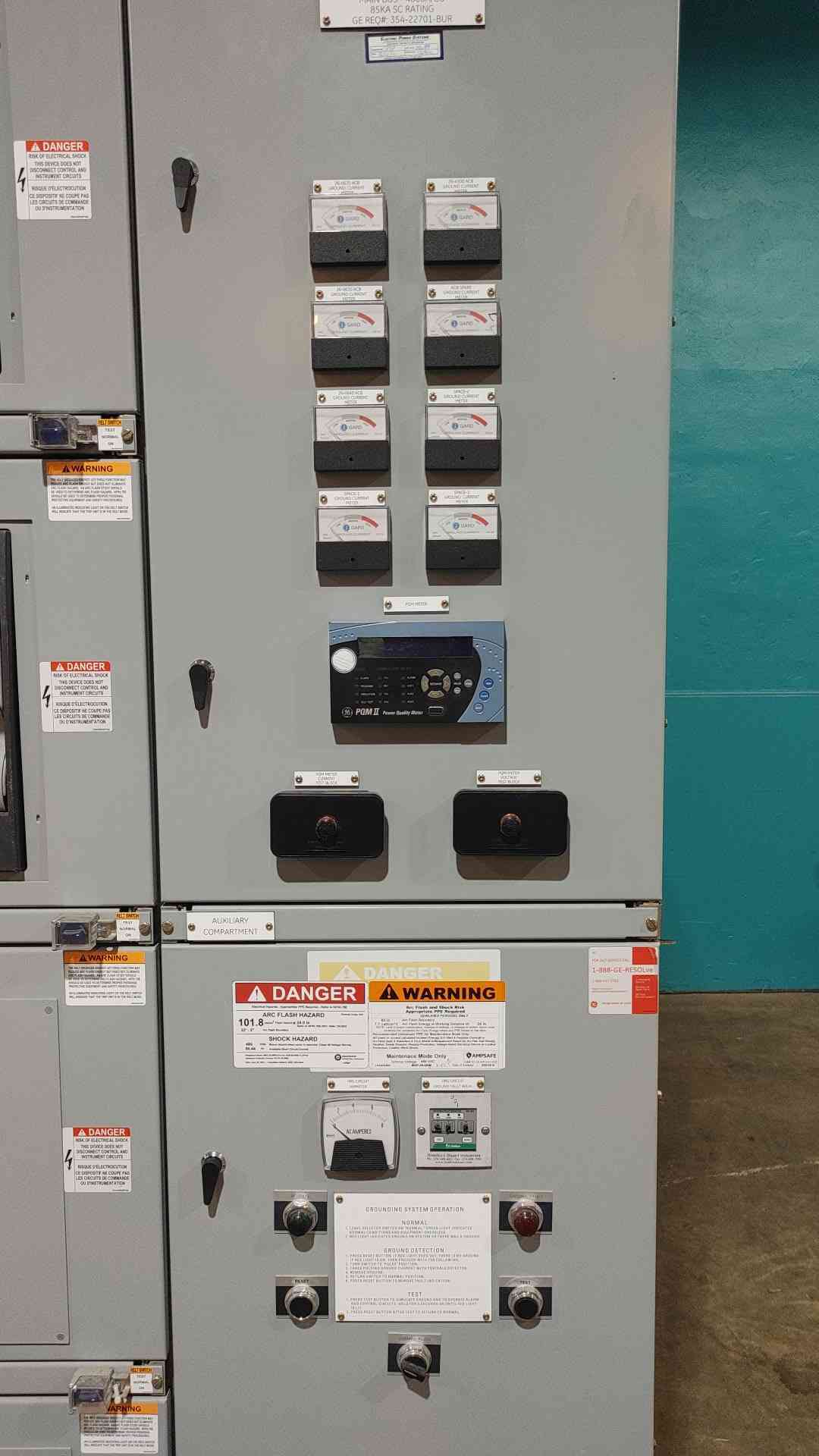 GE AKD-10 Switchgear Lineup 4000A 480V 3P3W 85kA WavePro Drawout Breakers AKD10