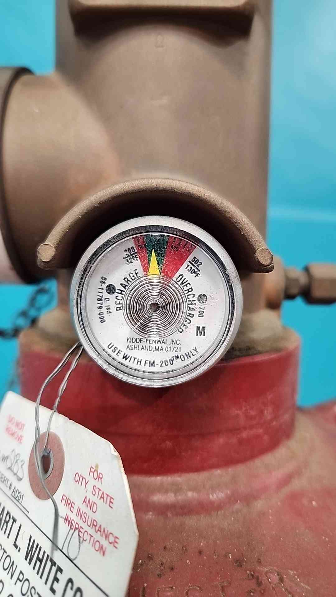KIDDE 149 LBS FM-200 Fire Suppression System (SKU: 116124)