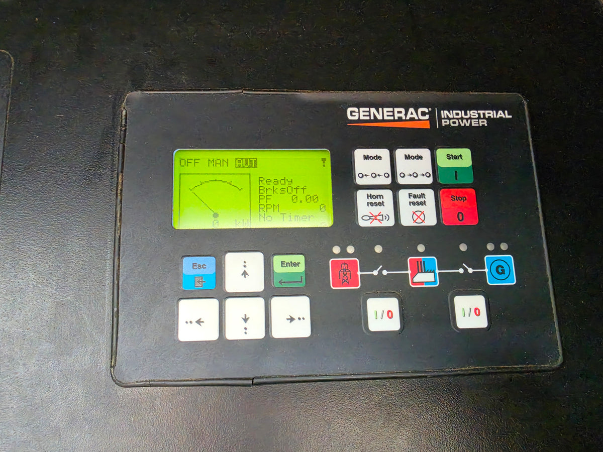 Generac 800kW Diesel Generator Mitsubishi IDLC800 1000 kVA 480V 122 Hrs Tank