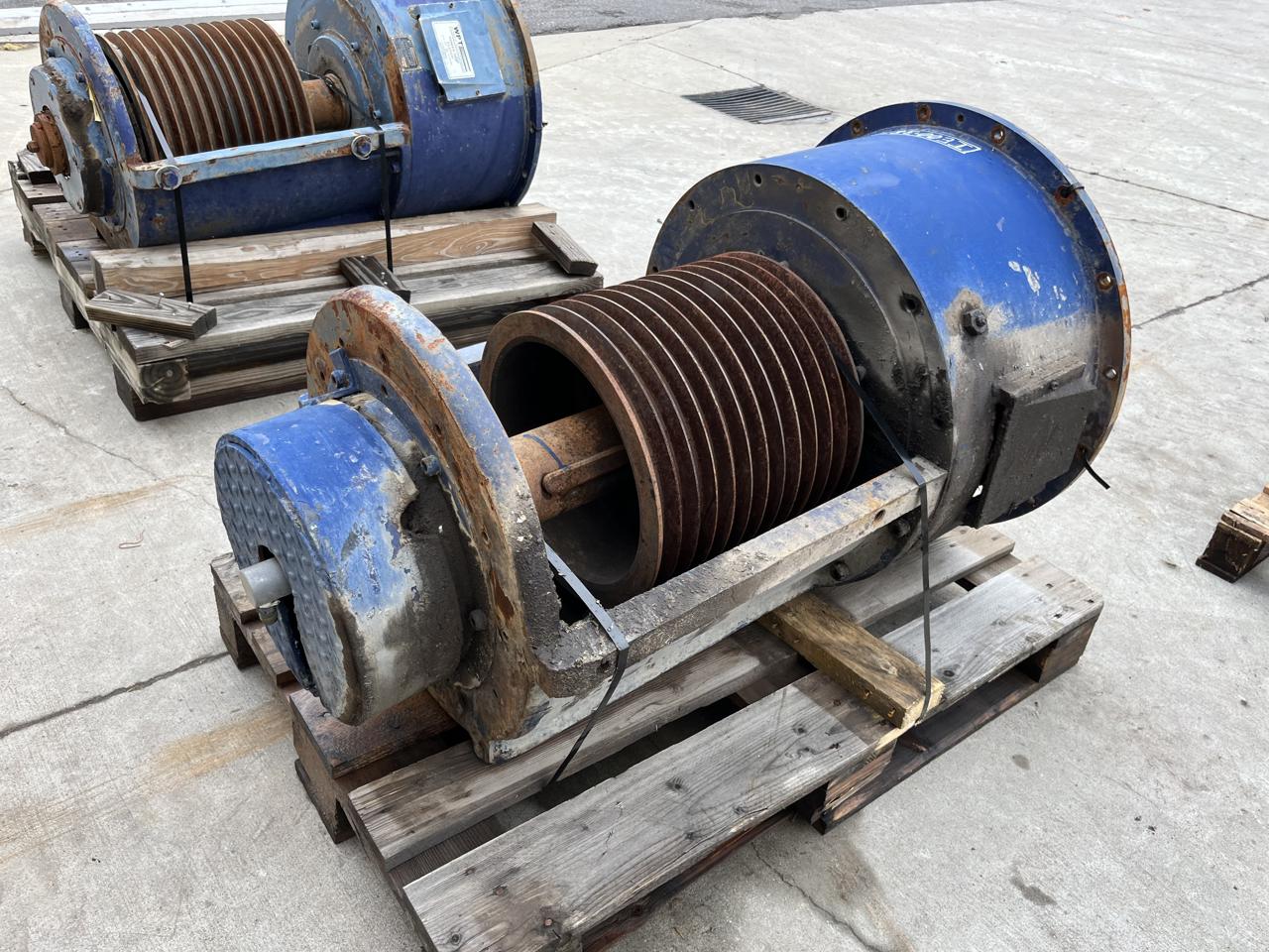 PTO Clutch for Industrial Engine up to 1000 HP w/ Outboard Bearing for Heavy Side Load Application w/ Air or Hydraulic Engage and Disengage