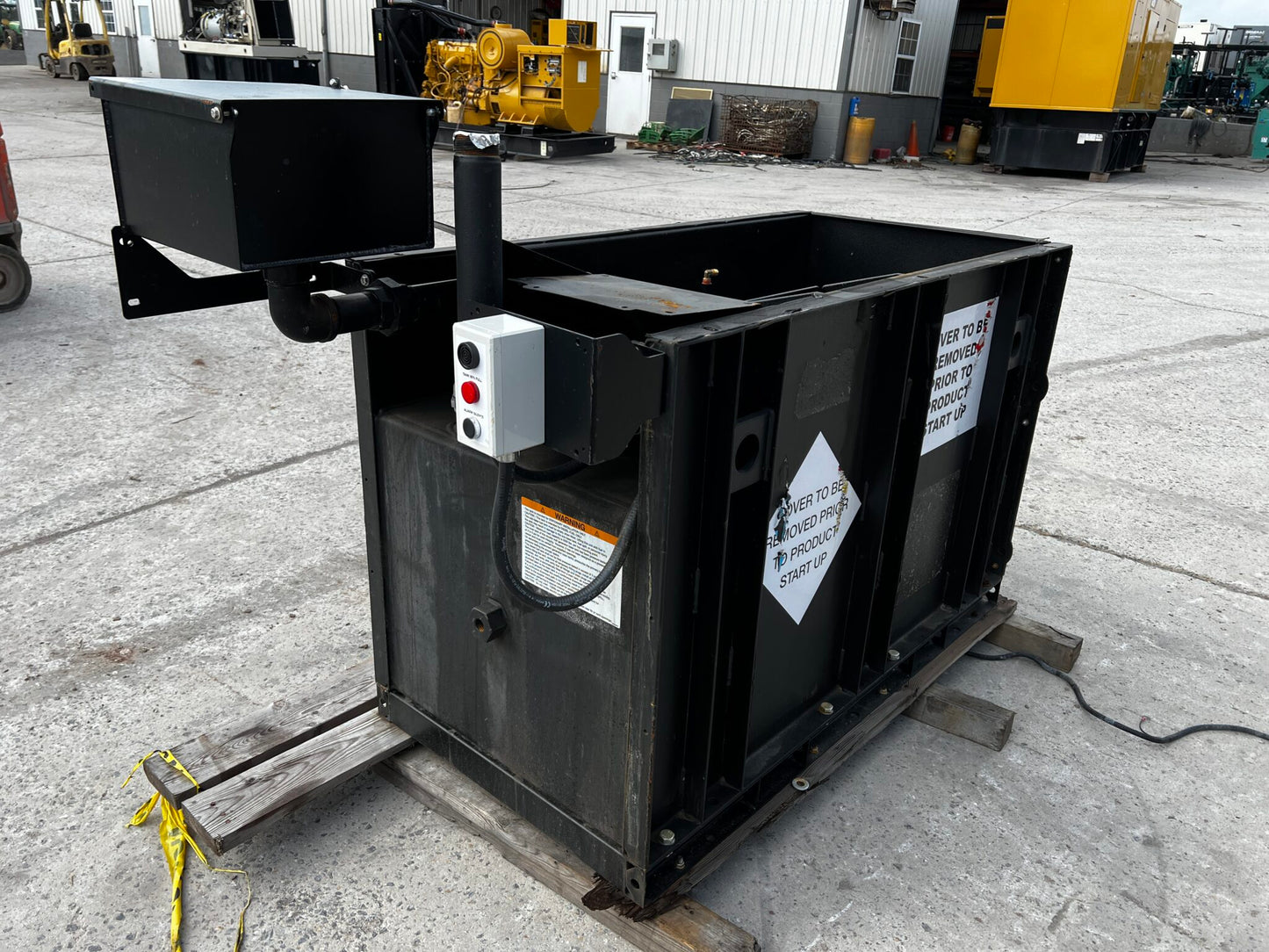 Unused Surplus Diesel Tank for Genset, Slight Damage