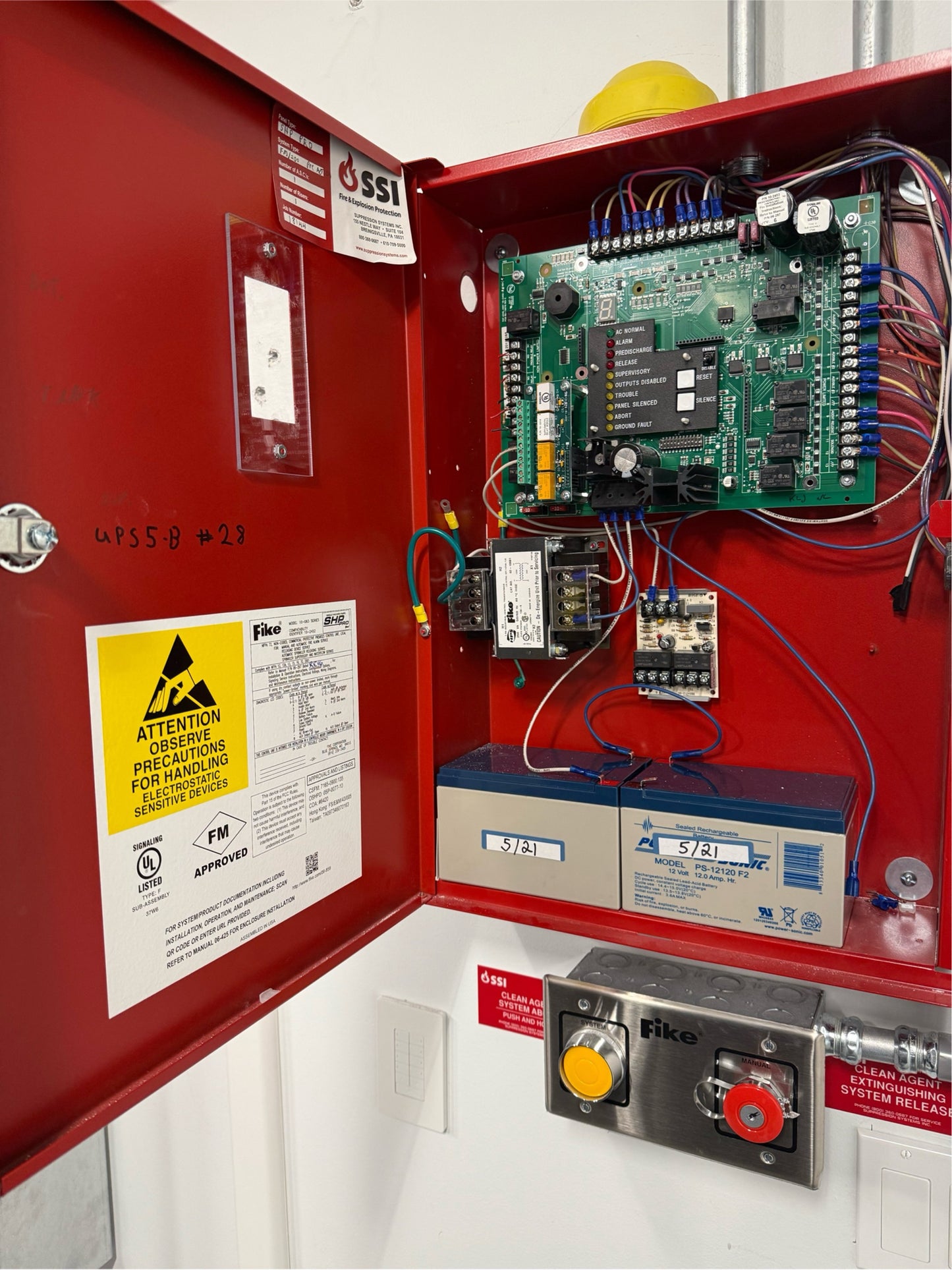 Fike SHP-Pro Single Hazard Fire Suppression Control Panel