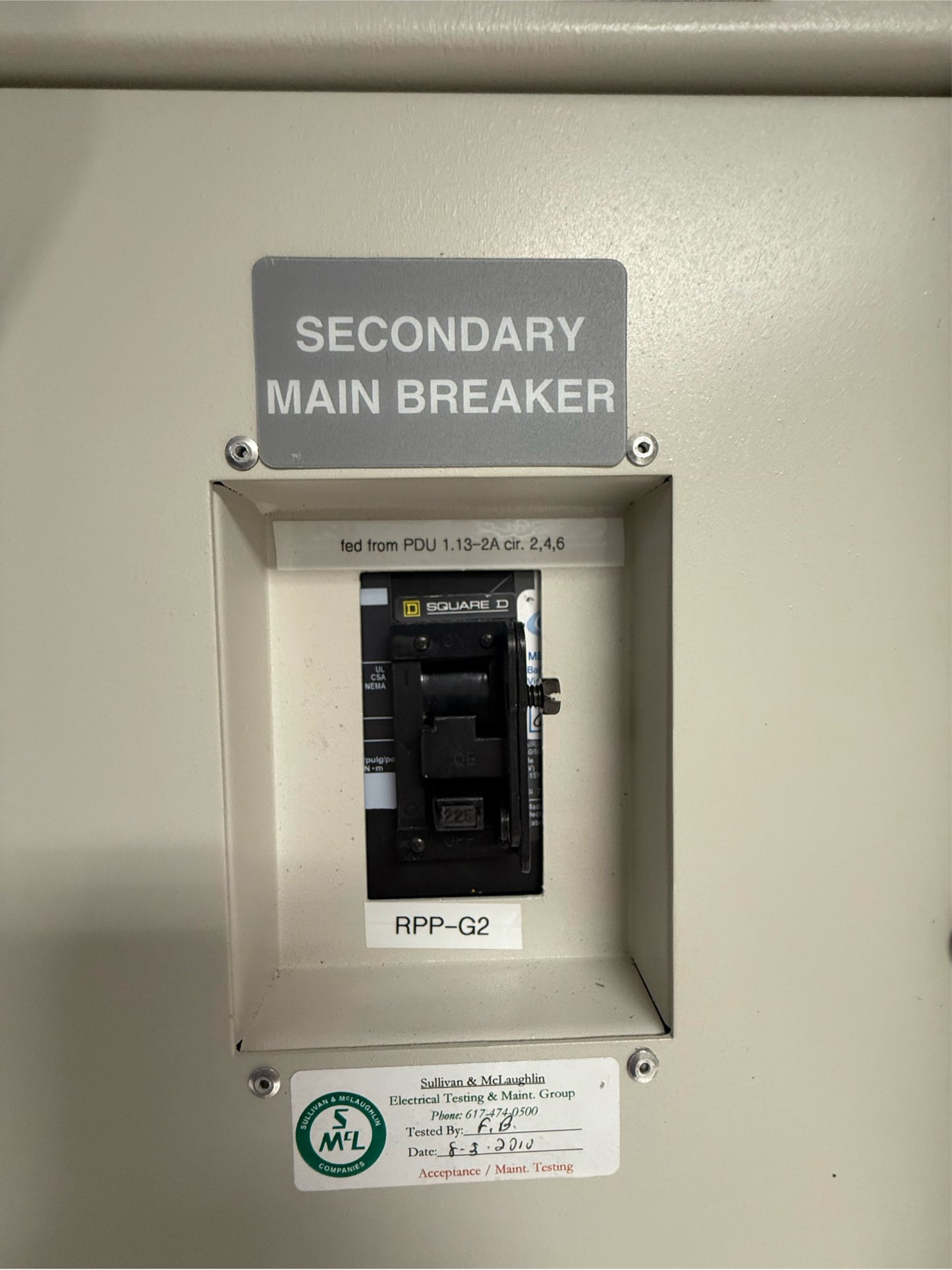 PDI RPP 225A main (2) 30A Square D Breakers (10)(SKU: 111077)